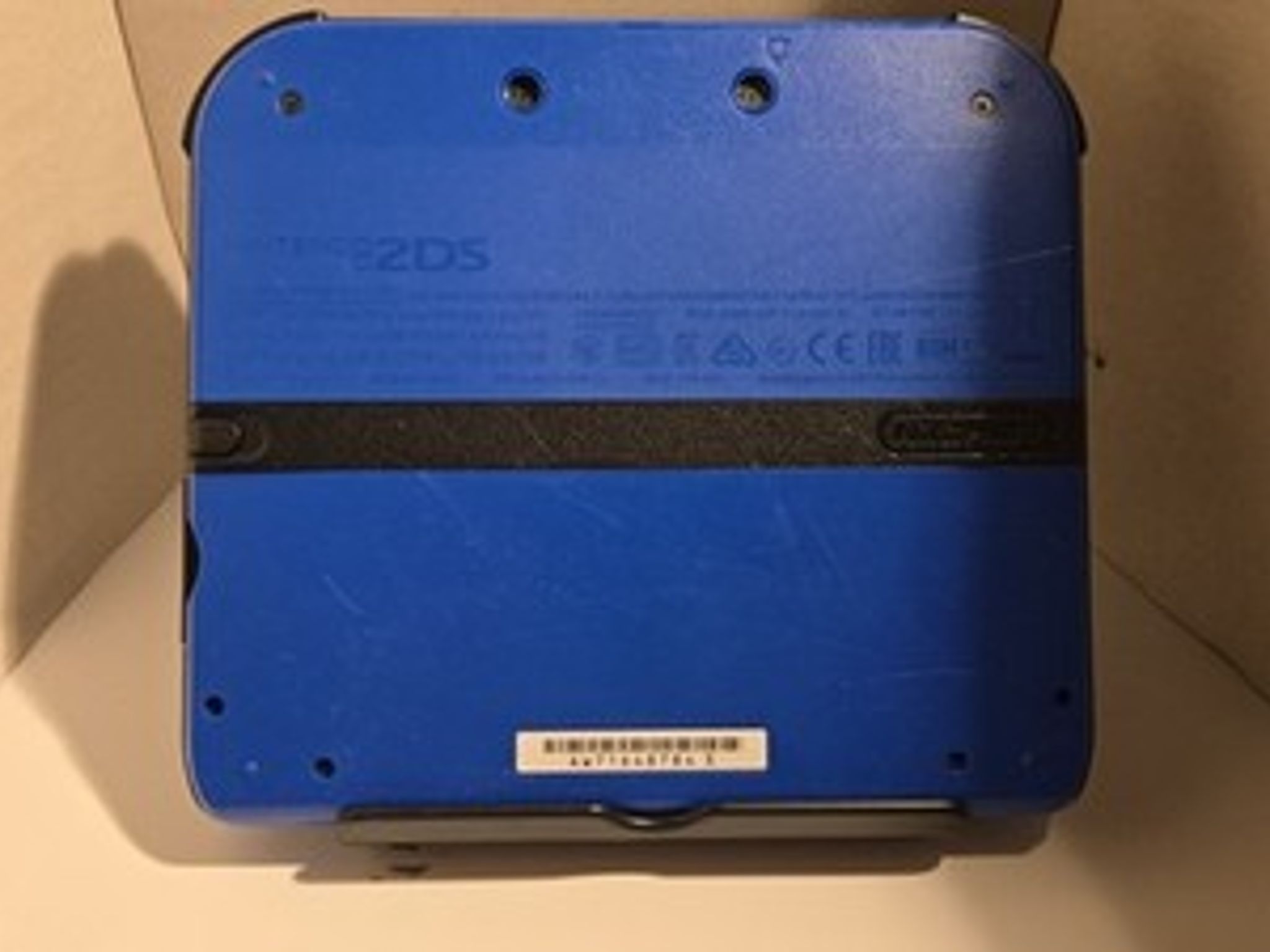 CUSTOM USED Nintendo 2DS Blue/Black Handheld Console, Mario Kart 7 Edition