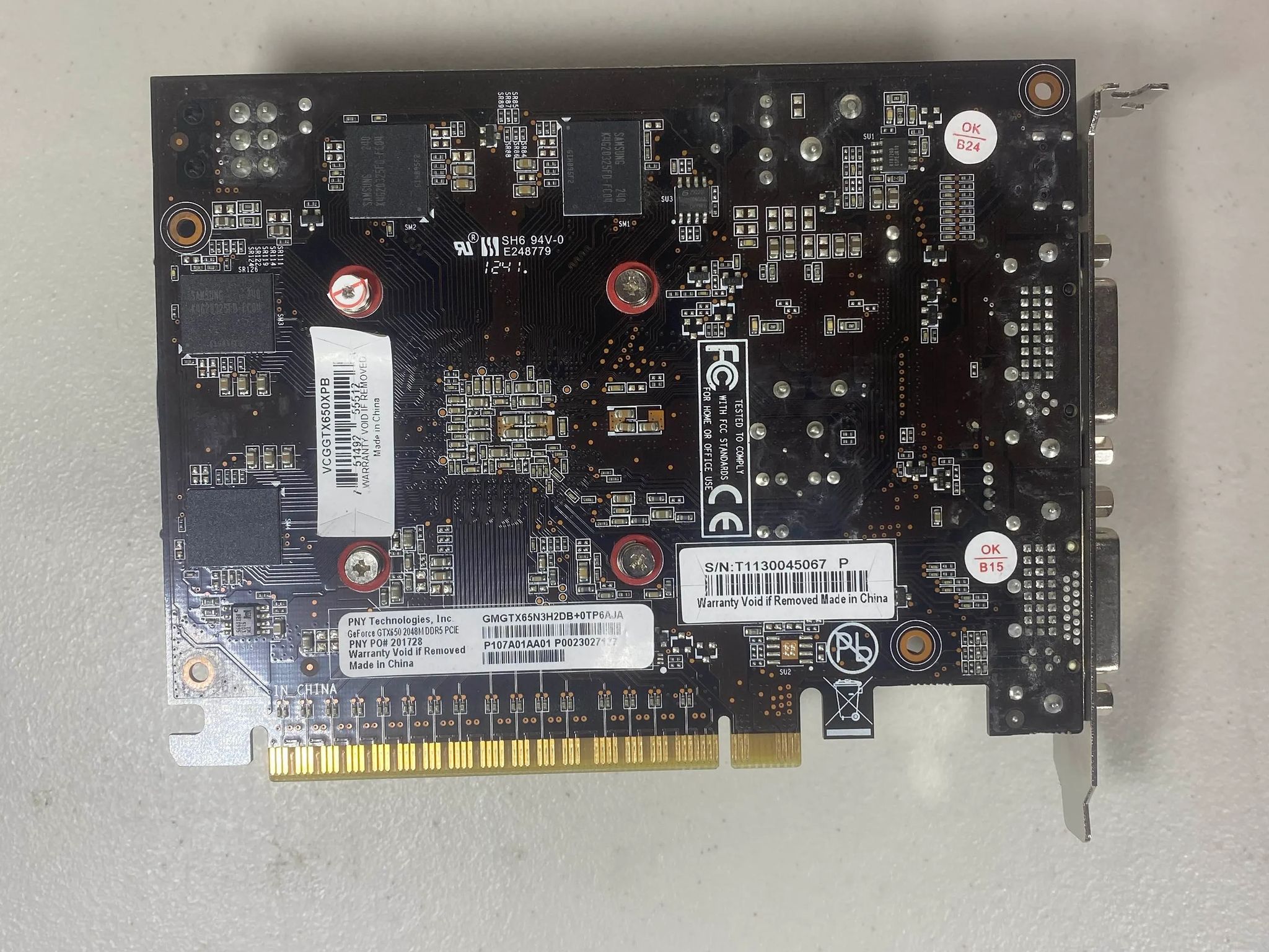 PNY Nvidia GeForce GTX 650 2gb