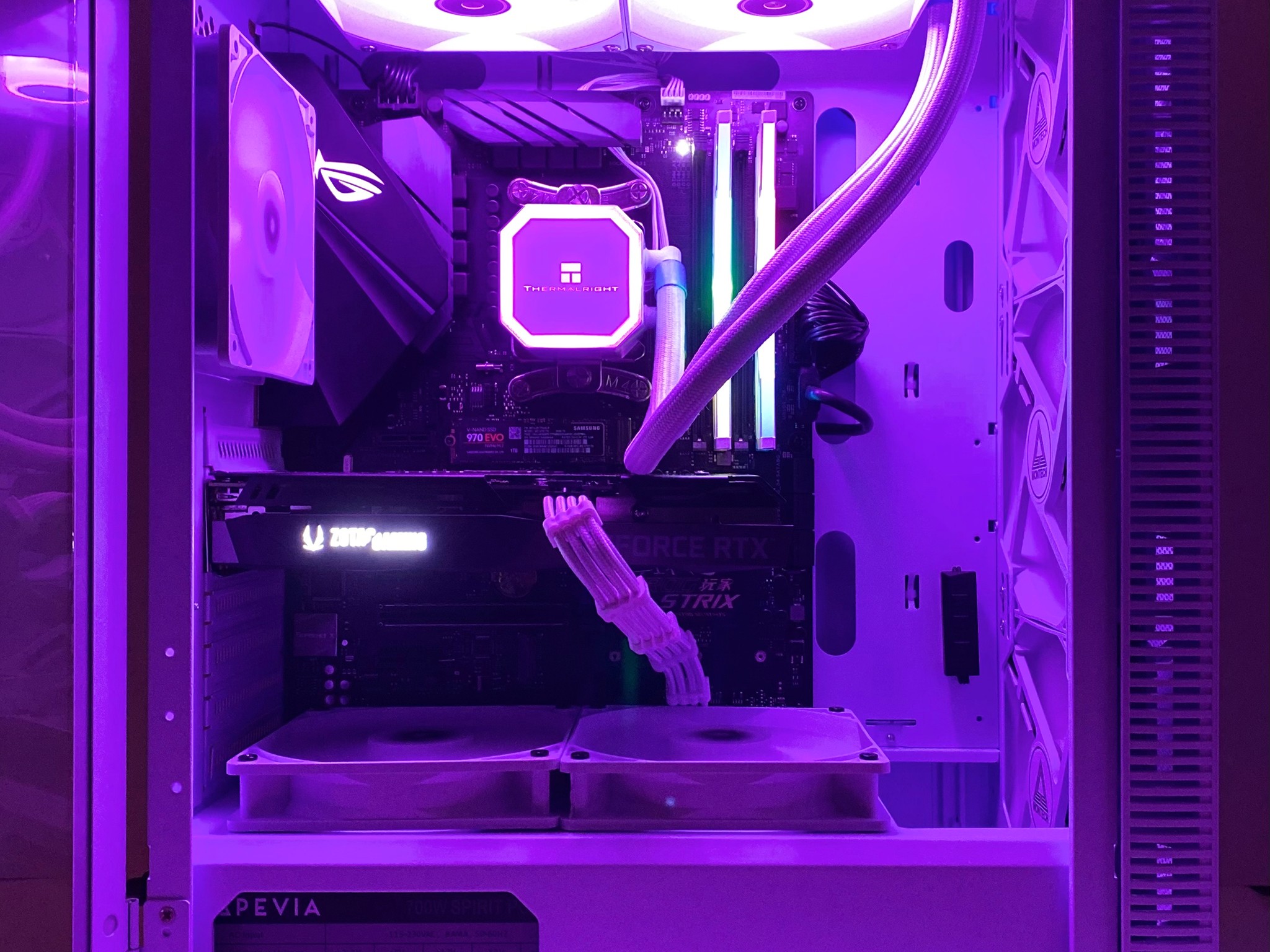 (Liquid Cooled) White⚪️Gaming PC| RTX 3060TI | Ryzen 5@4GHz| 16GB DDR4 RAM| 1TB NVMe SSD| Windows 11