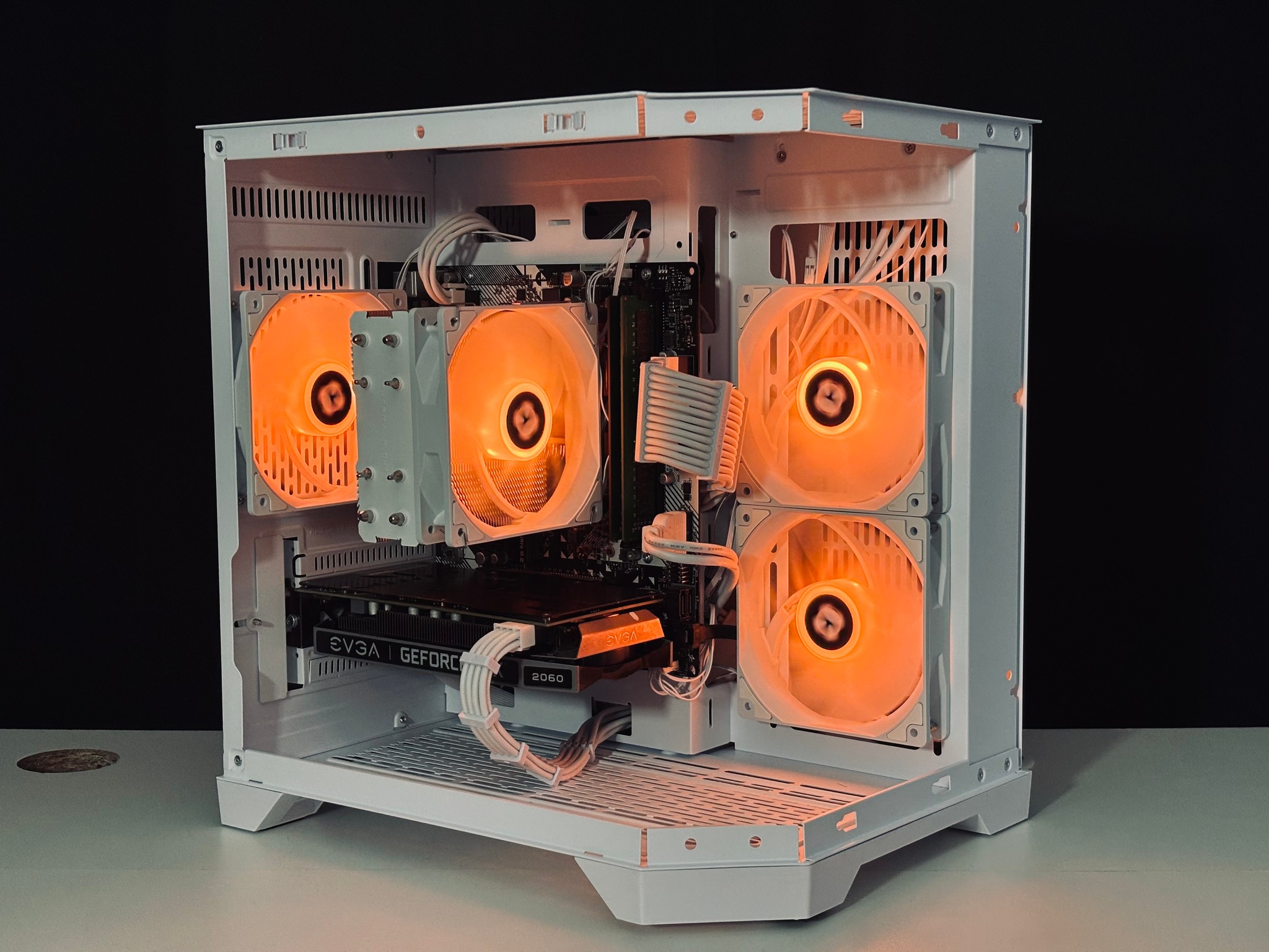 🧡🤍 RTX 2060 / Ryzen 5 3600 / 16GB White Gaming PC 🤍🧡