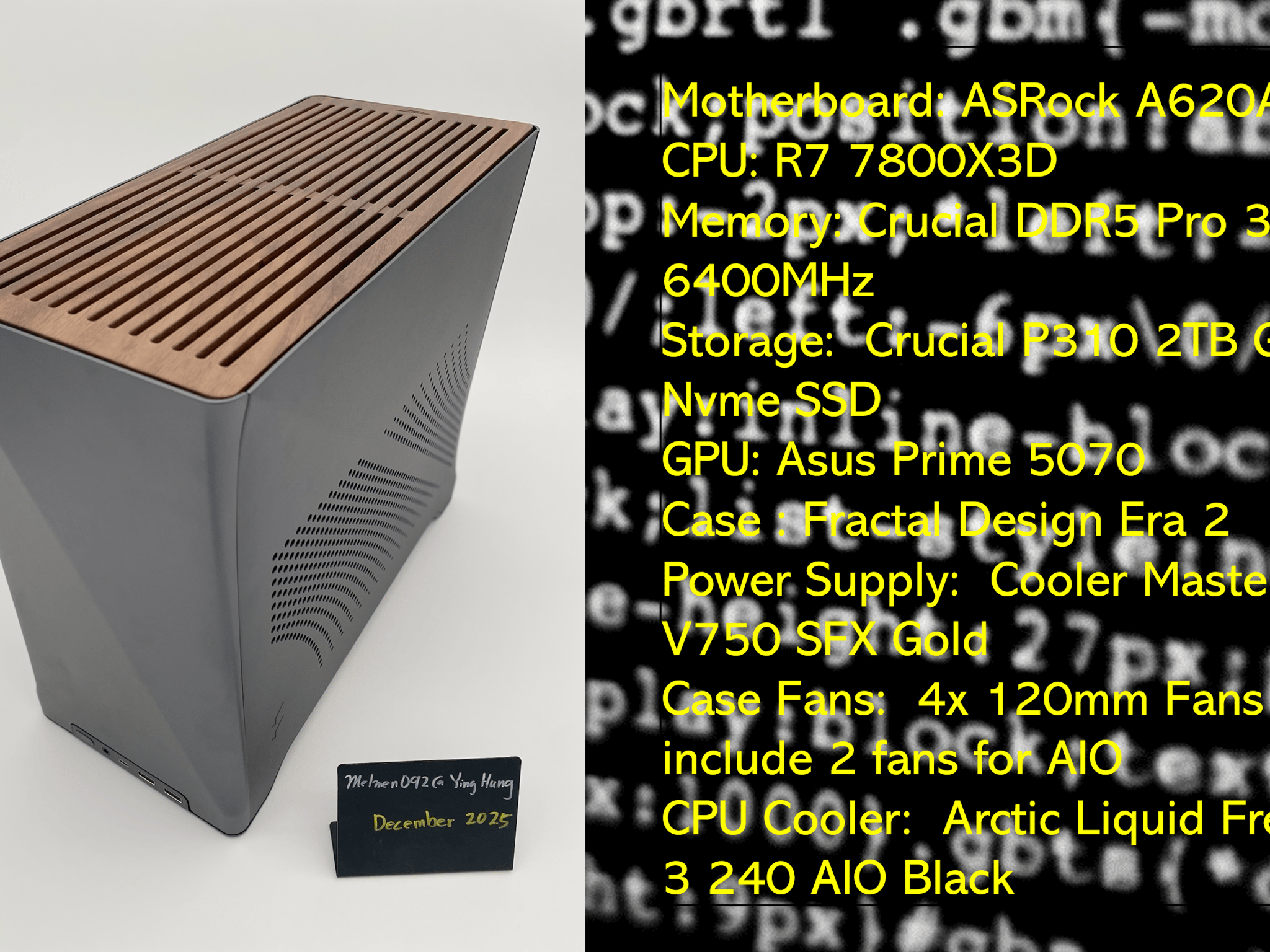 XBOX Ultra Pro Max 2.2 | 7800X3D | 5070 | DDR5 32GB | 2TB Storage