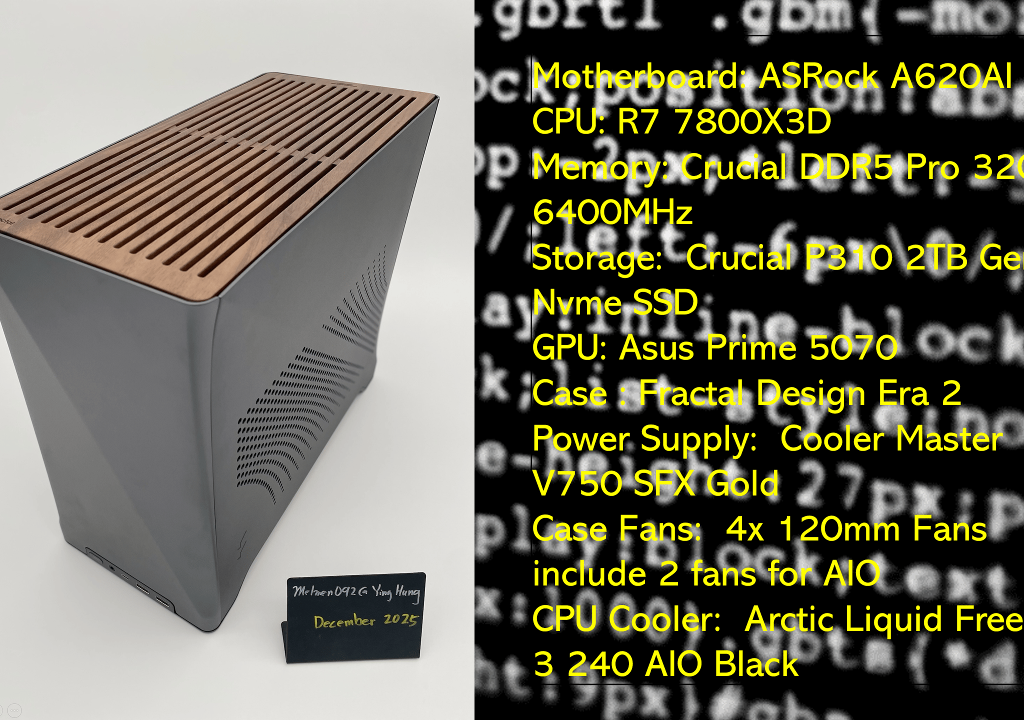 XBOX Ultra Pro Max 2.2 | 7800X3D | 5070 | DDR5 32GB | 2TB Storage