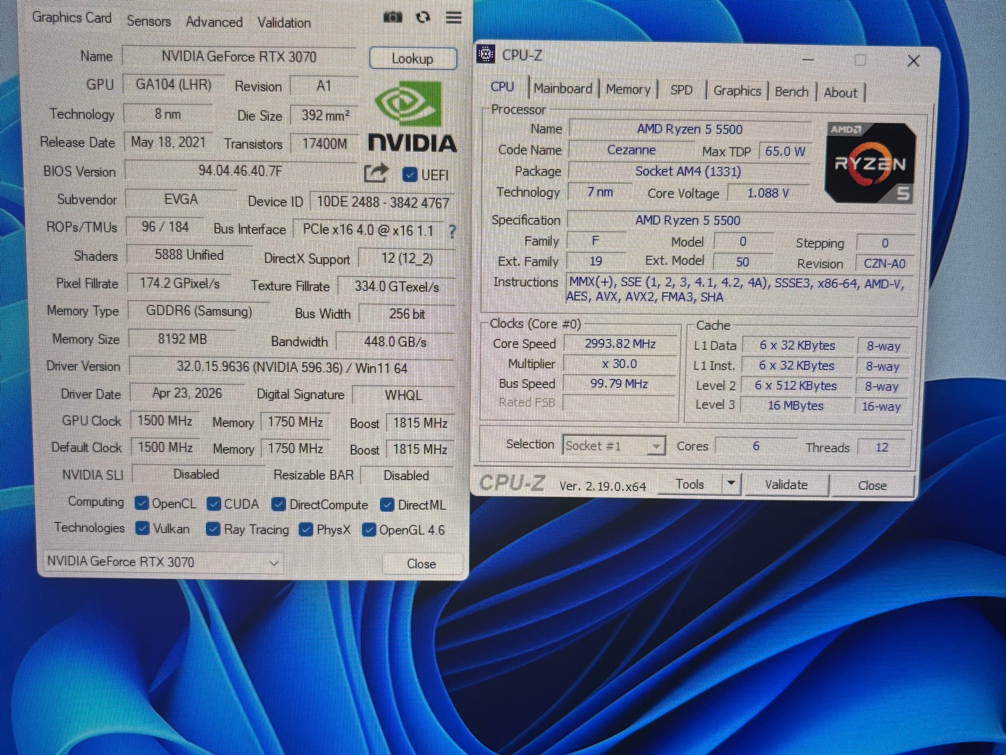 Mid-Range 1440p Code Red Gaming PC | RTX 3070 (8 GB) | Ryzen 5 5500 | 100% Set Up & Ready to Play