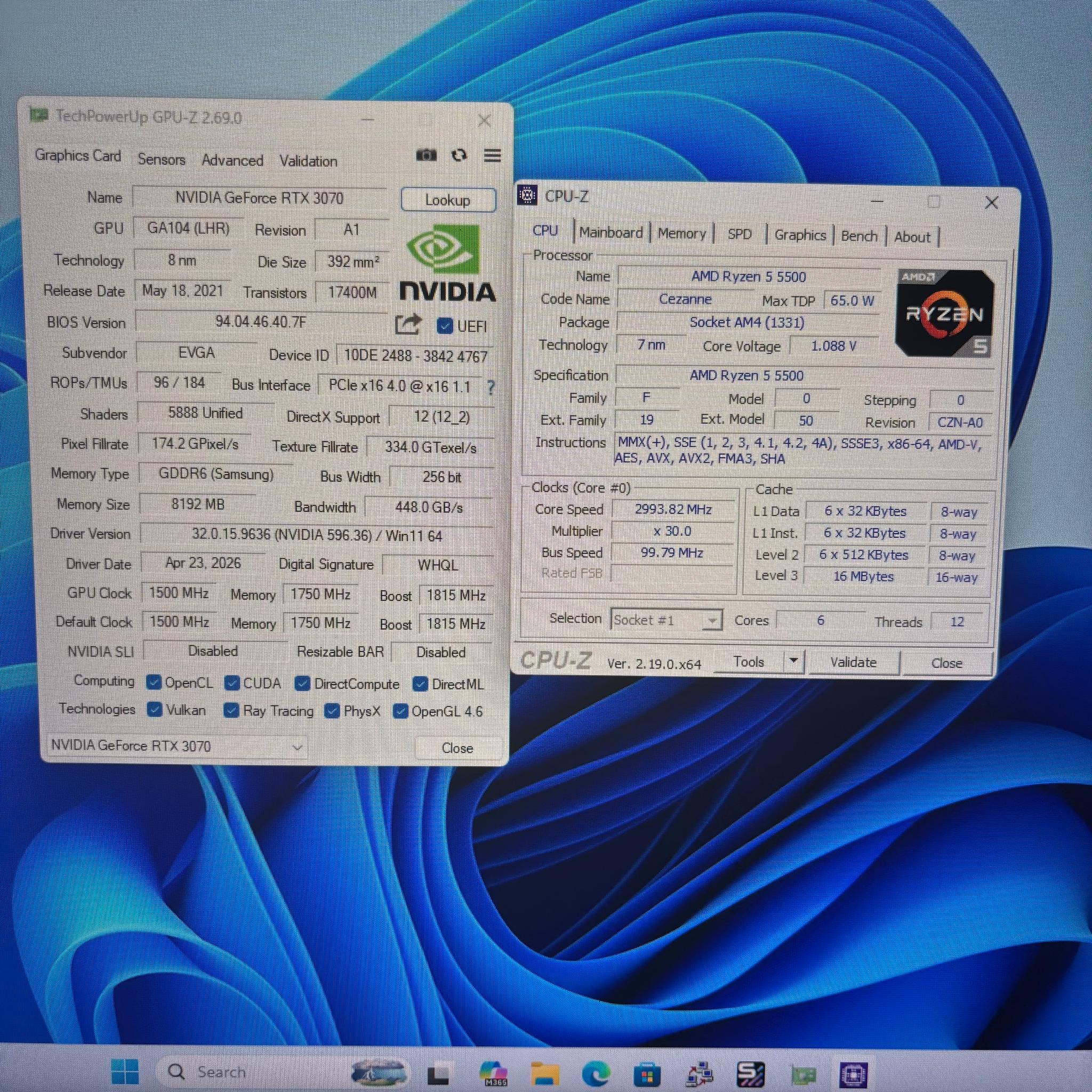 Mid-Range 1440p Code Red Gaming PC | RTX 3070 (8 GB) | Ryzen 5 5500 | 100% Set Up & Ready to Play