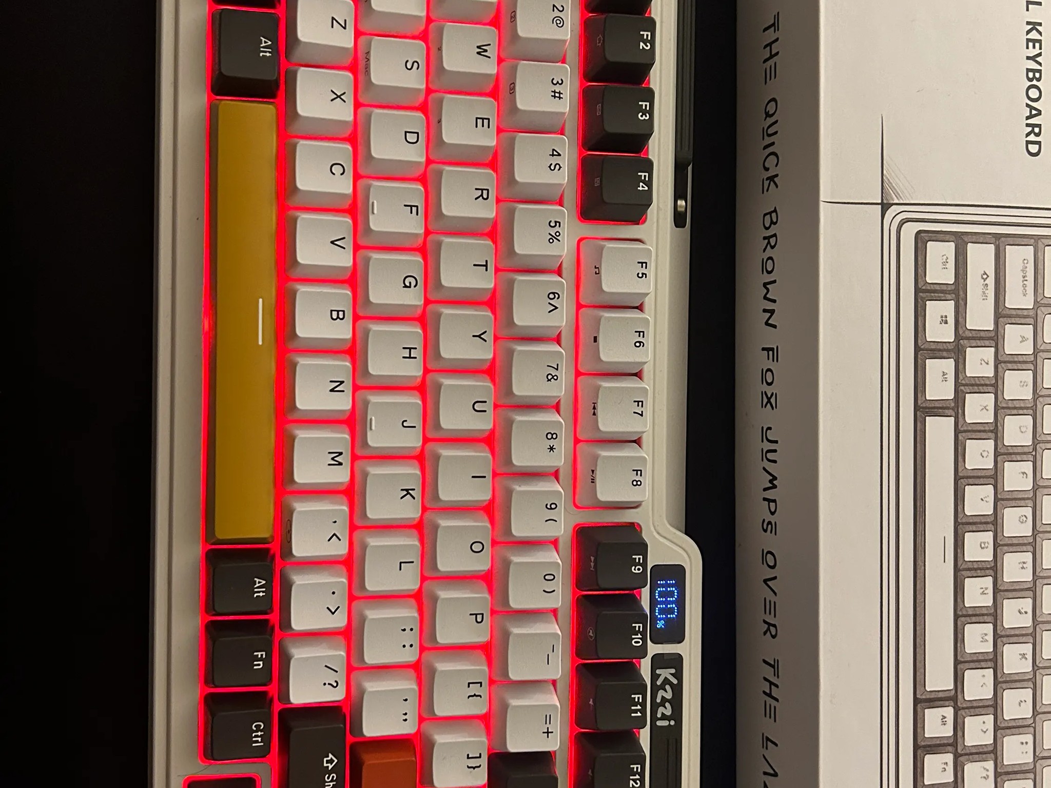 K75 RGB 75% Wireless Gasket Mechanical Keyboard, Triple Mode BT5.0/2.4G/USB-C