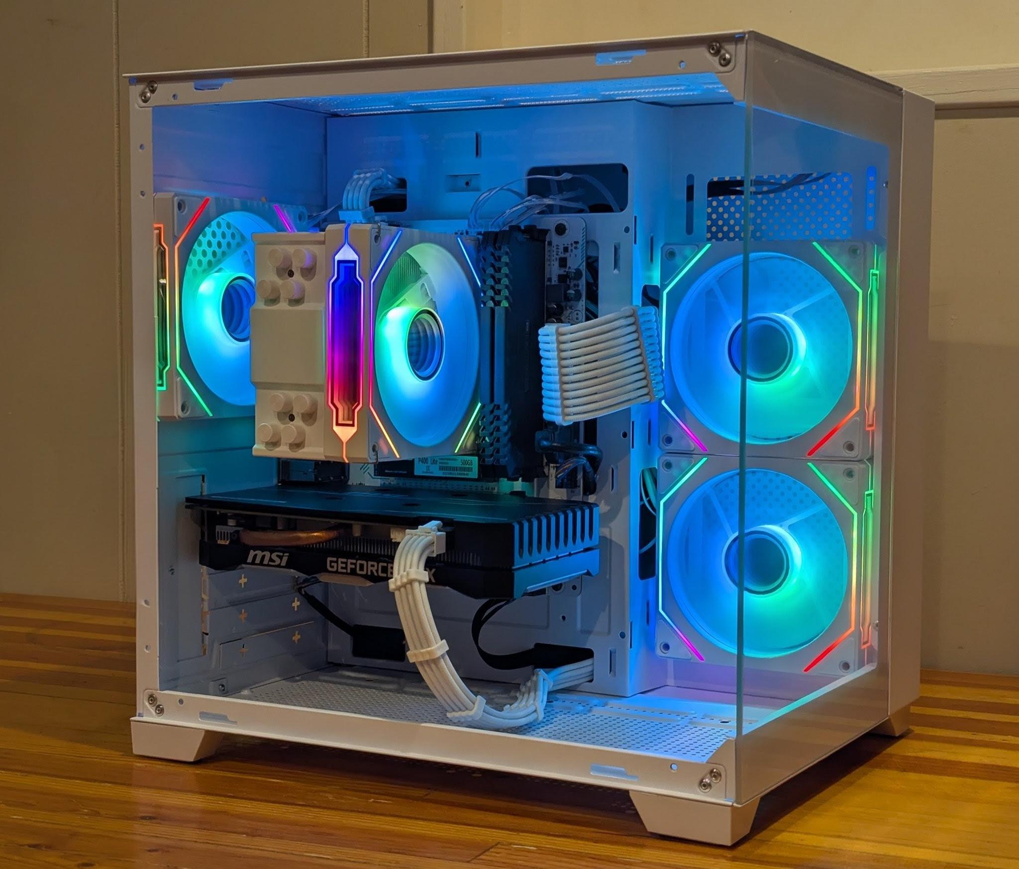 White RGB Gaming PC | Ryzen 5 2600x + GTX 1660 | 1080p Beast 🔥