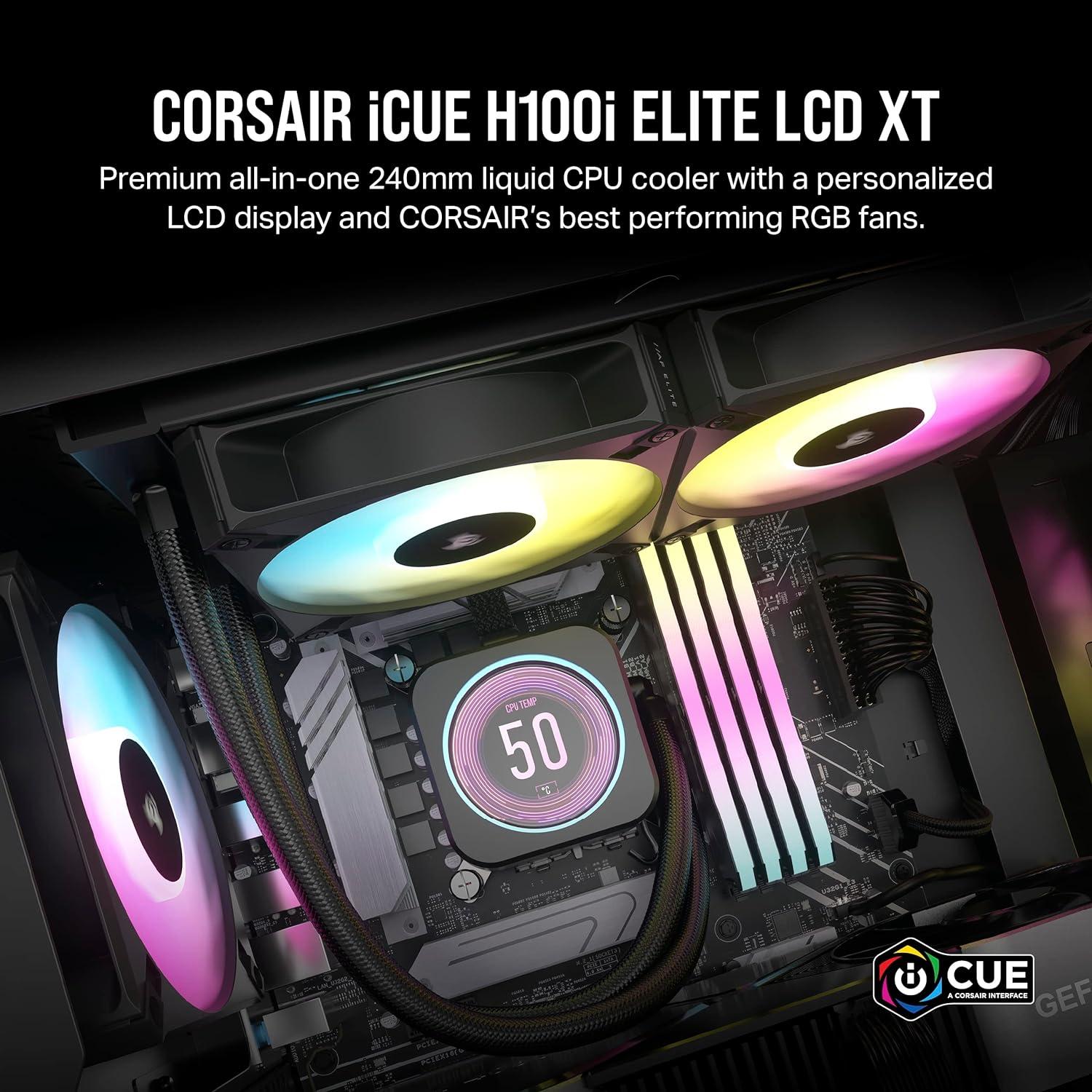 ICUE H100I ELITE LCD XT