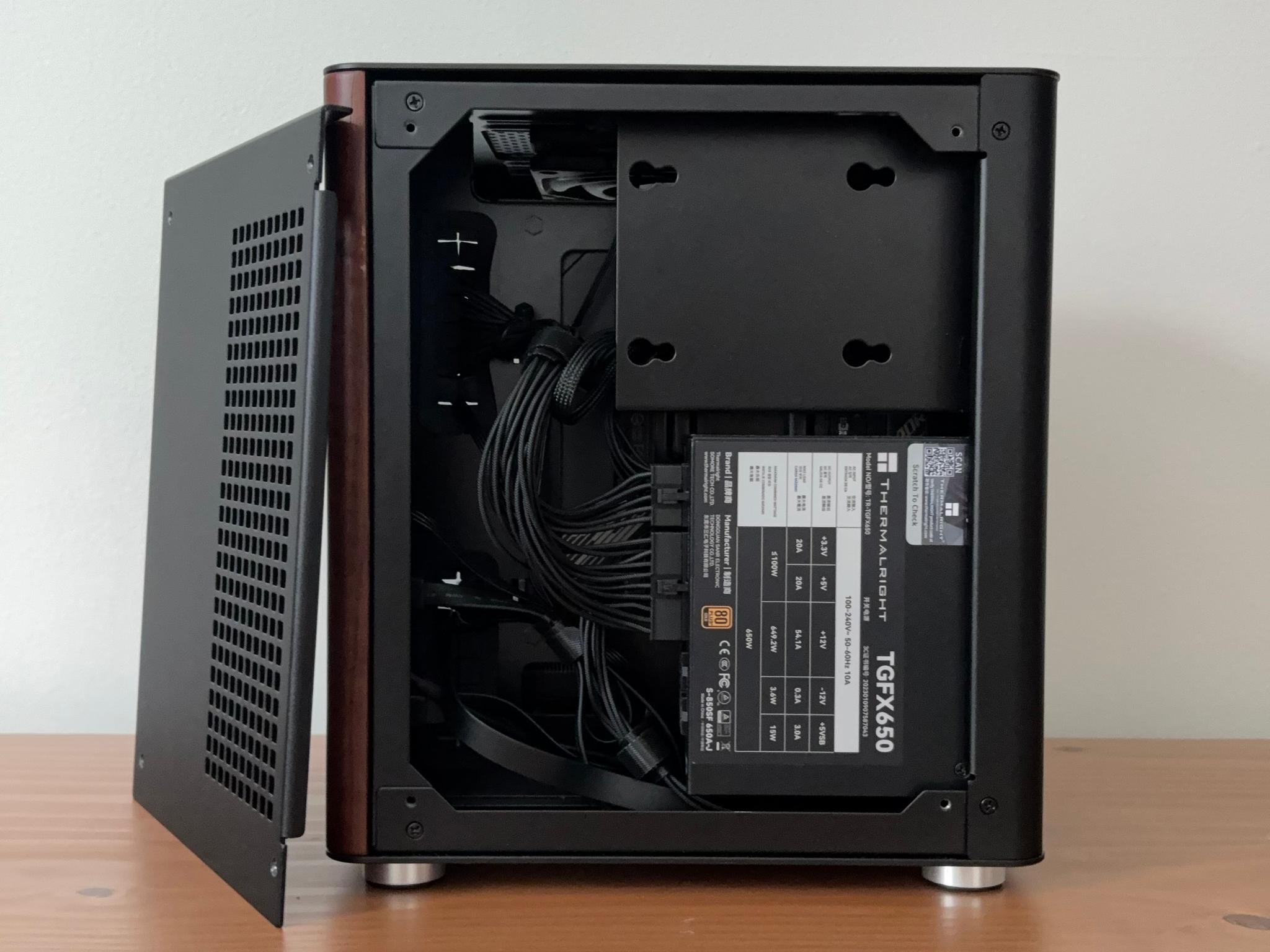 5060 TI Mini PC | R5 5600x | 5060 TI 16GB | 32GB RAM | WIFI Ethernet | Wood Jonsbo TK-0 ITX SFF