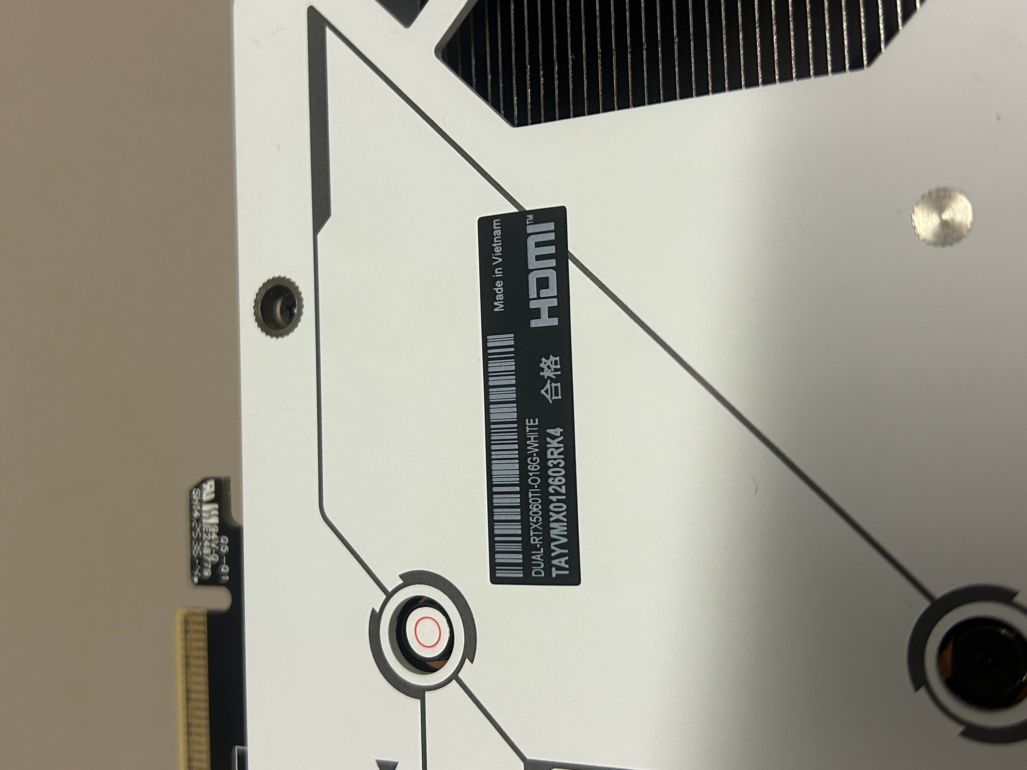ASUS DUAL-RTX5060TI-O16G