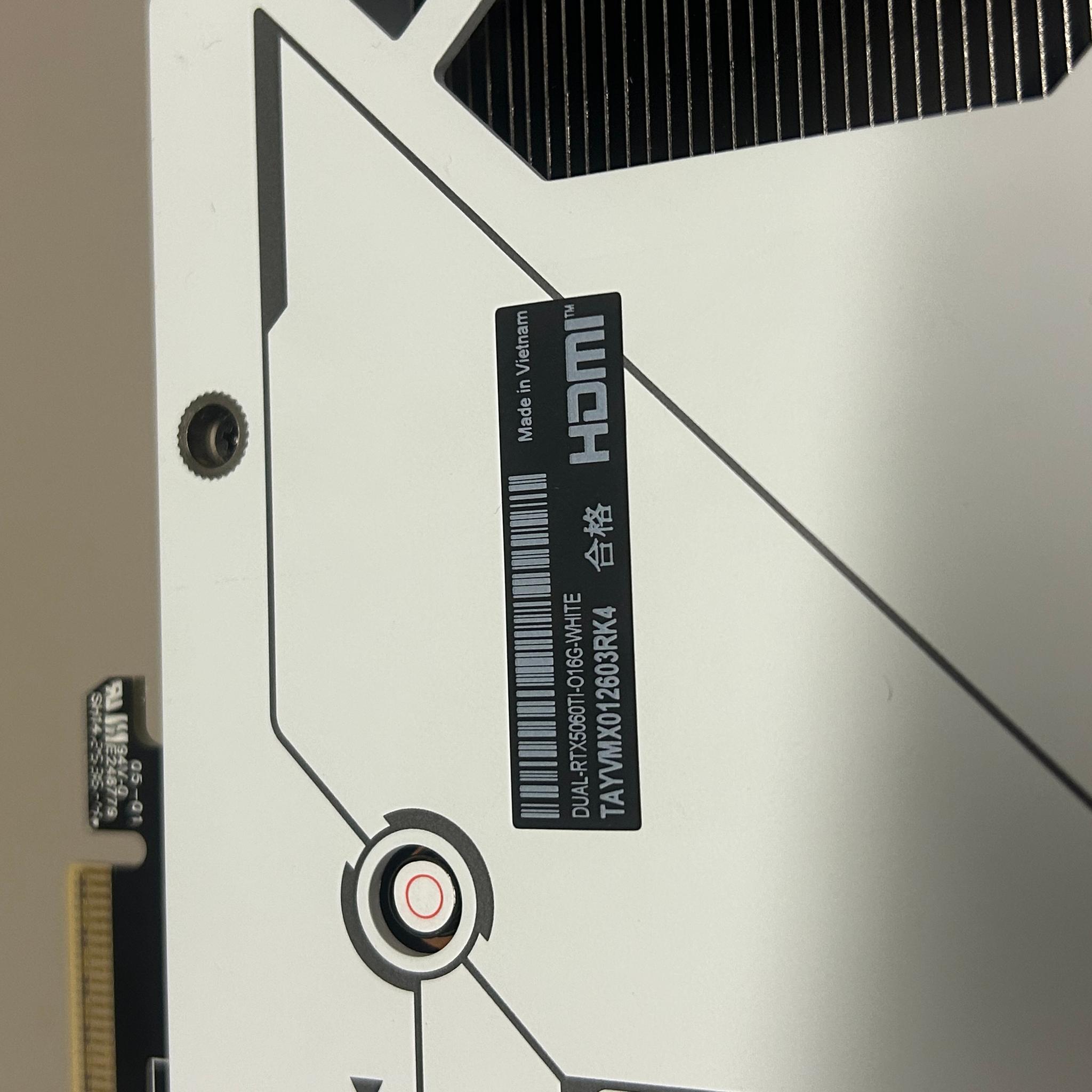 ASUS DUAL-RTX5060TI-O16G