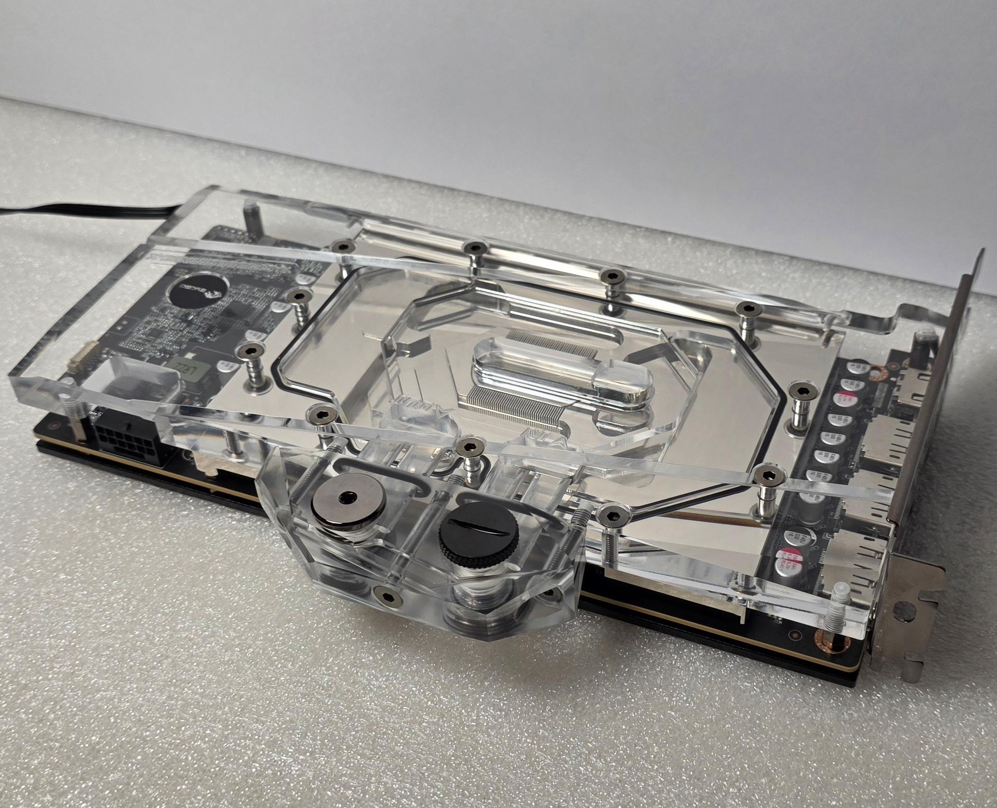 ZOTAC GeForce RTX 4080 Super Trinity Black Edition 16GB (ZT-D40820D-10P) With Bykski Waterblock