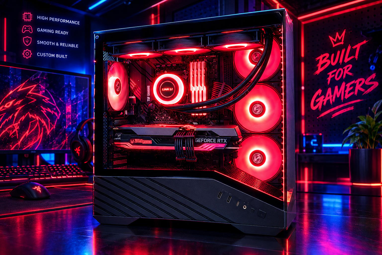 Gaming PC | Ryzen 9 5900XT 16 Core | GeForce RTX 3080 10GB | DDR4 32GB 3600 | Win 11 Computer