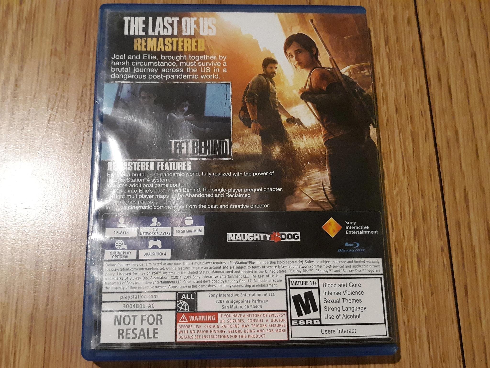 PS4 || The Last of Us Remastered