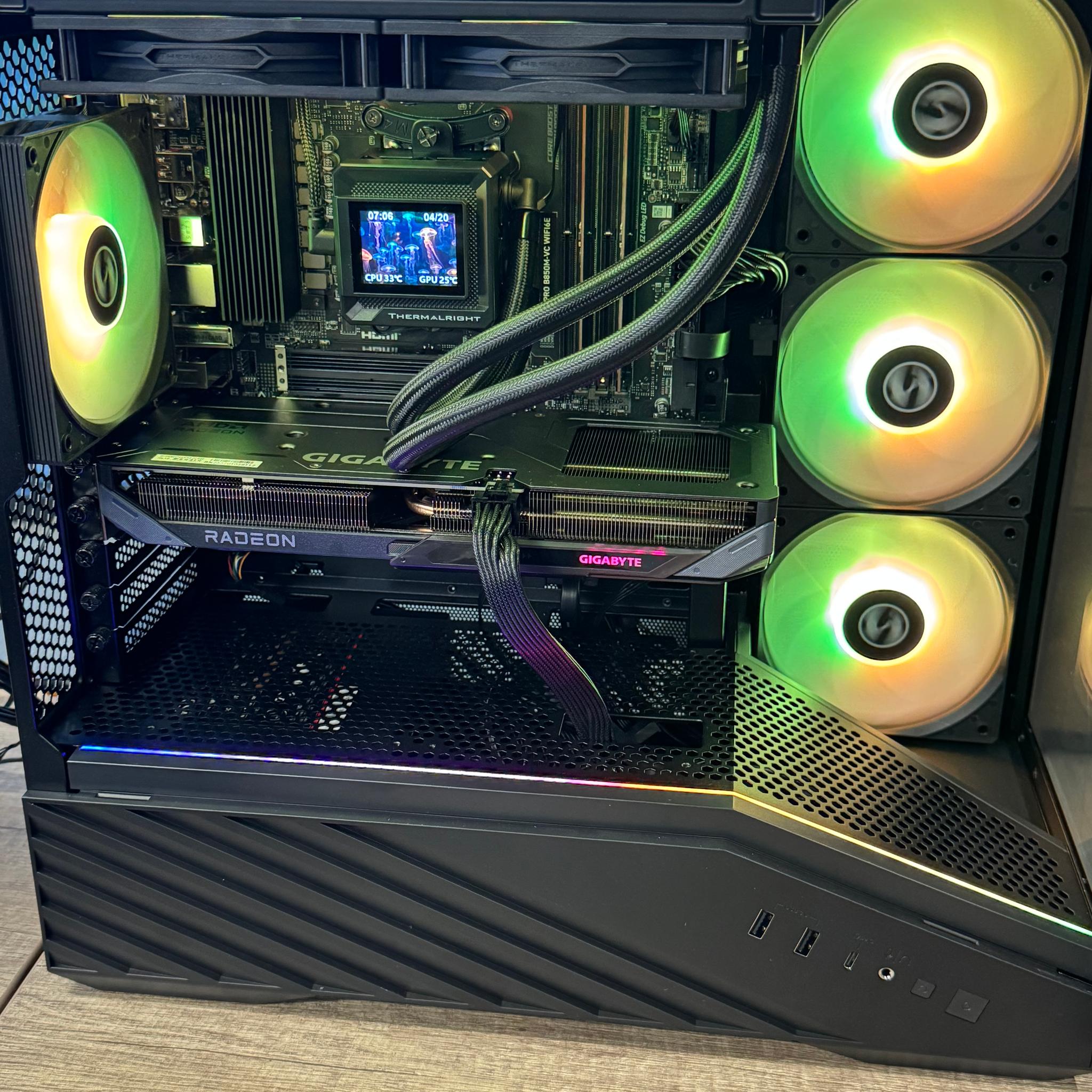 'ALL NEW PARTS' AM5 PC with AMD RYZEN 5 7600X & RX 9060XT 8GB