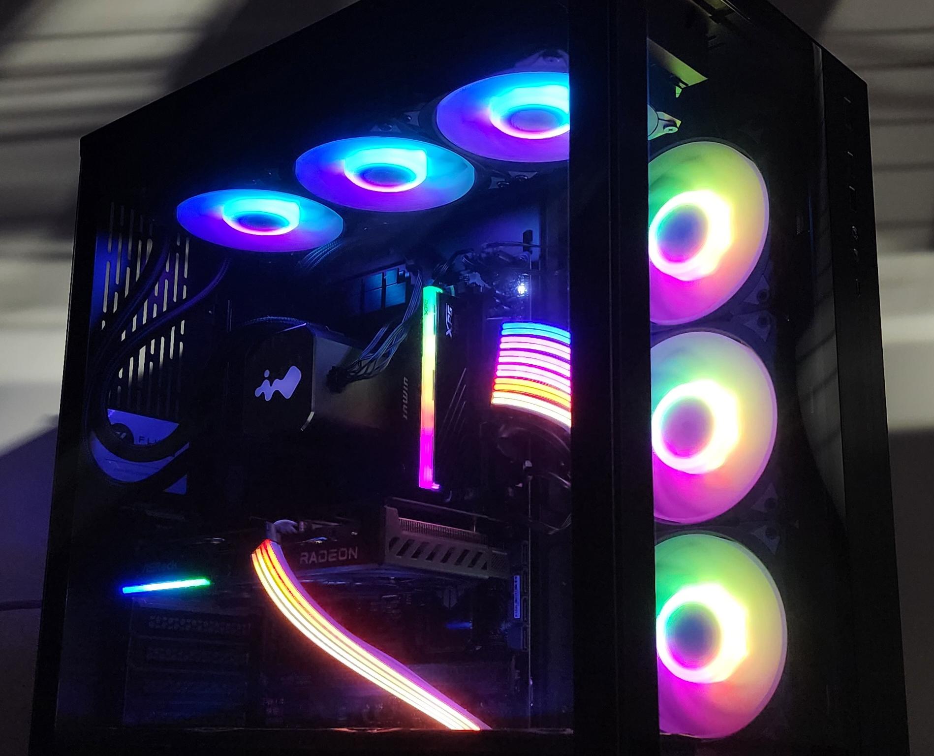 Gaming PC Ryzen 7 7700X 16GB RAM 1TB SSD RX 9060 XT 16GB Windows 11 Computer