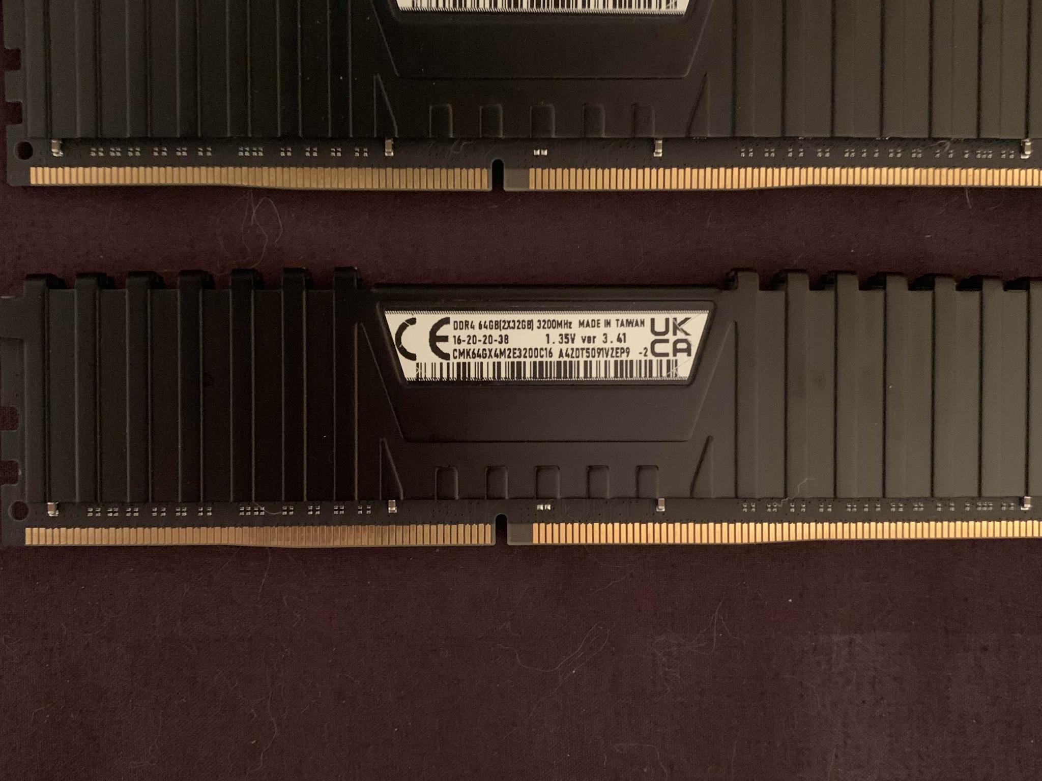 Corsair Vengeance LPX 64GB (2x32GB) DDR4‑3200 CL16 – New / Open Box
