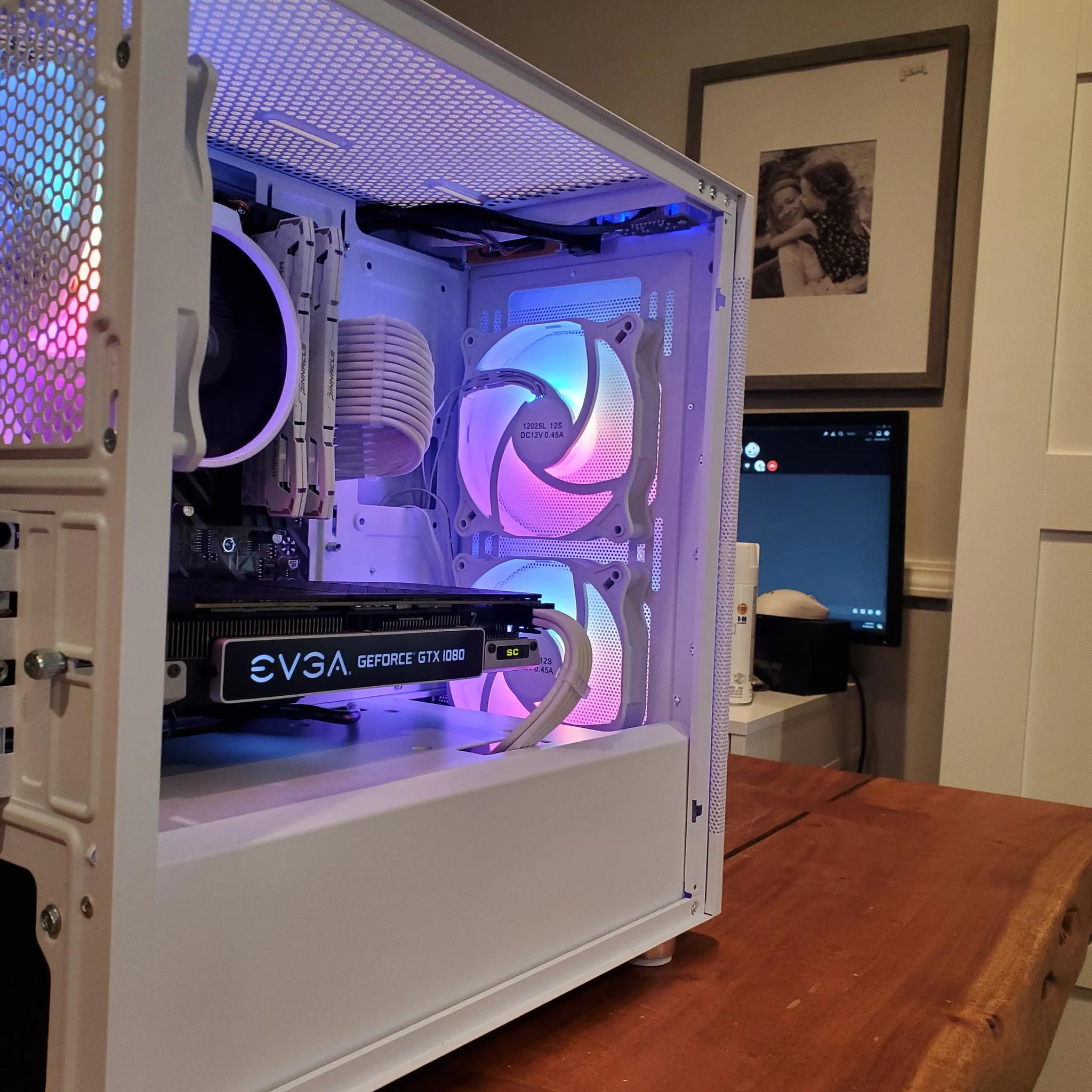 White Ryzen 5 / GTX 1080 build