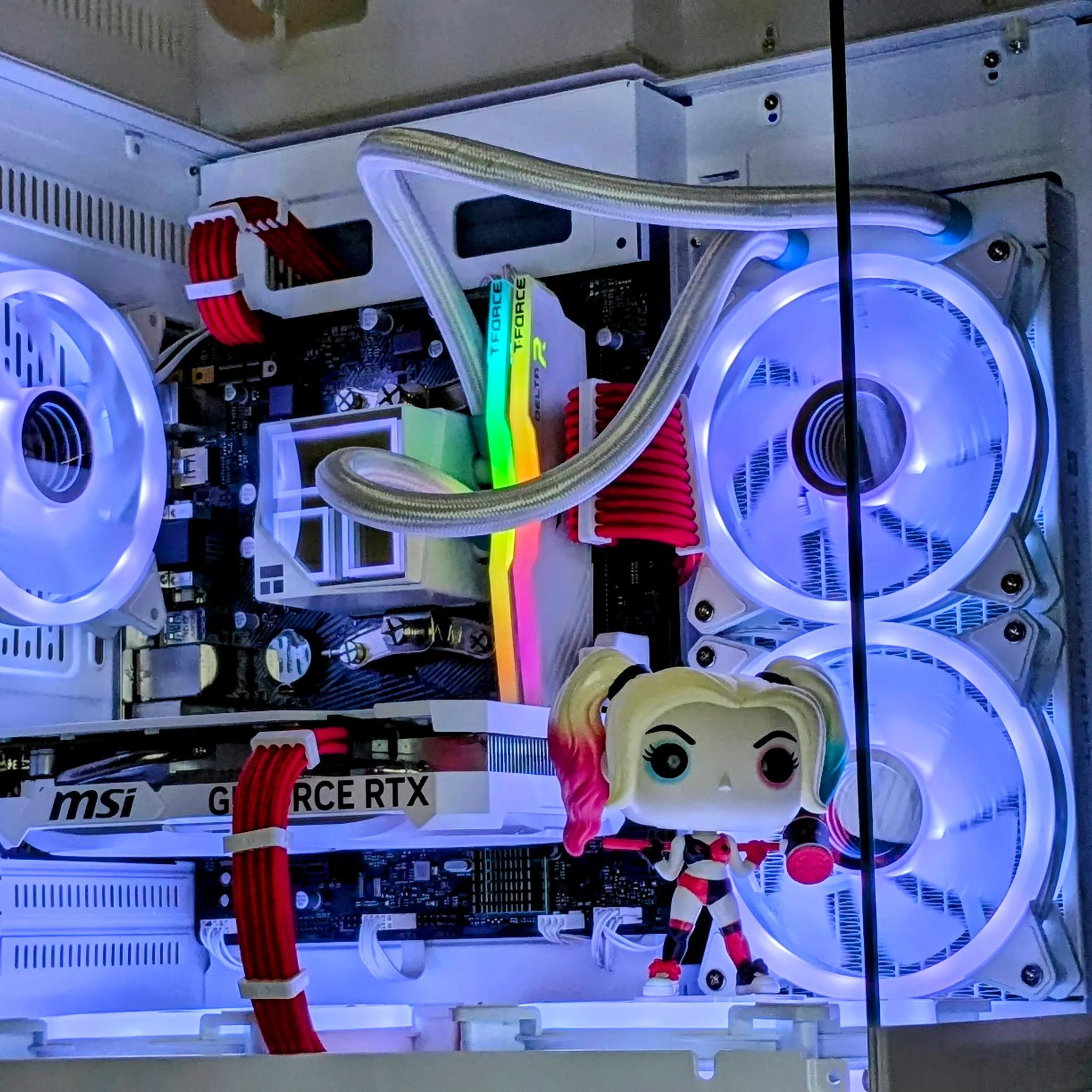 ❤️🤍🖤Harley Quinn♦️♠️RTX 4060❤️Ryzen 5 5600❤️32GB RAM❤️1TB NVMe/PCIE Gen 4.0❤️Windows 11...