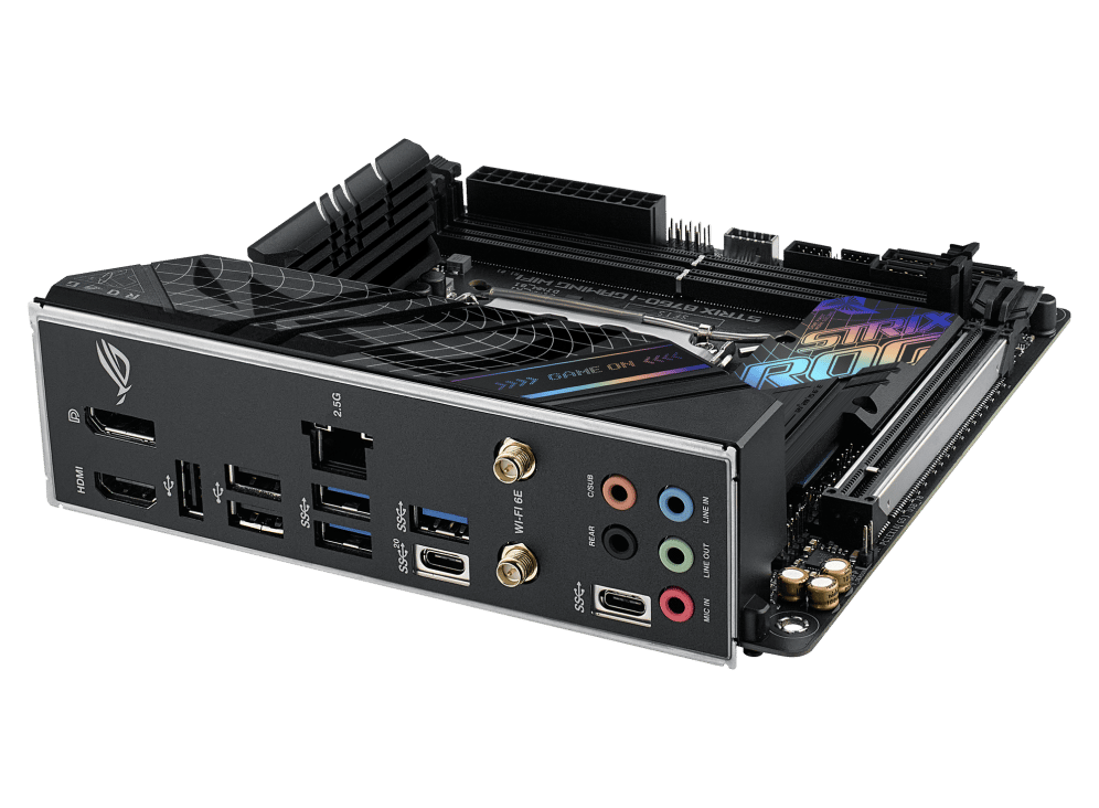 ASUS ROG STRIX B760-I GAMING WIFI Intel LGA 1700 B760 MicroATX Desktop Motherboard A
