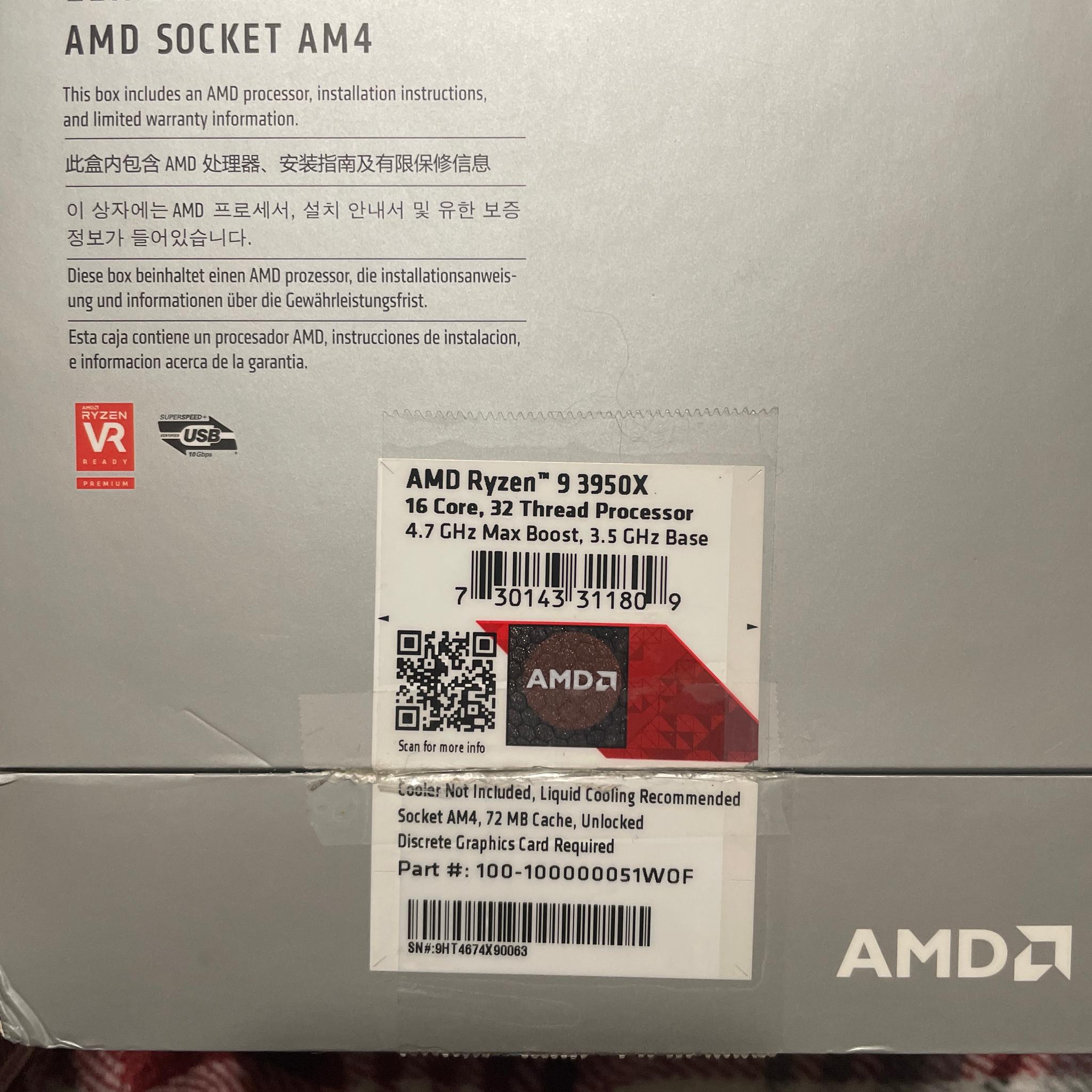 Ryzen 9 3950x mobo combo