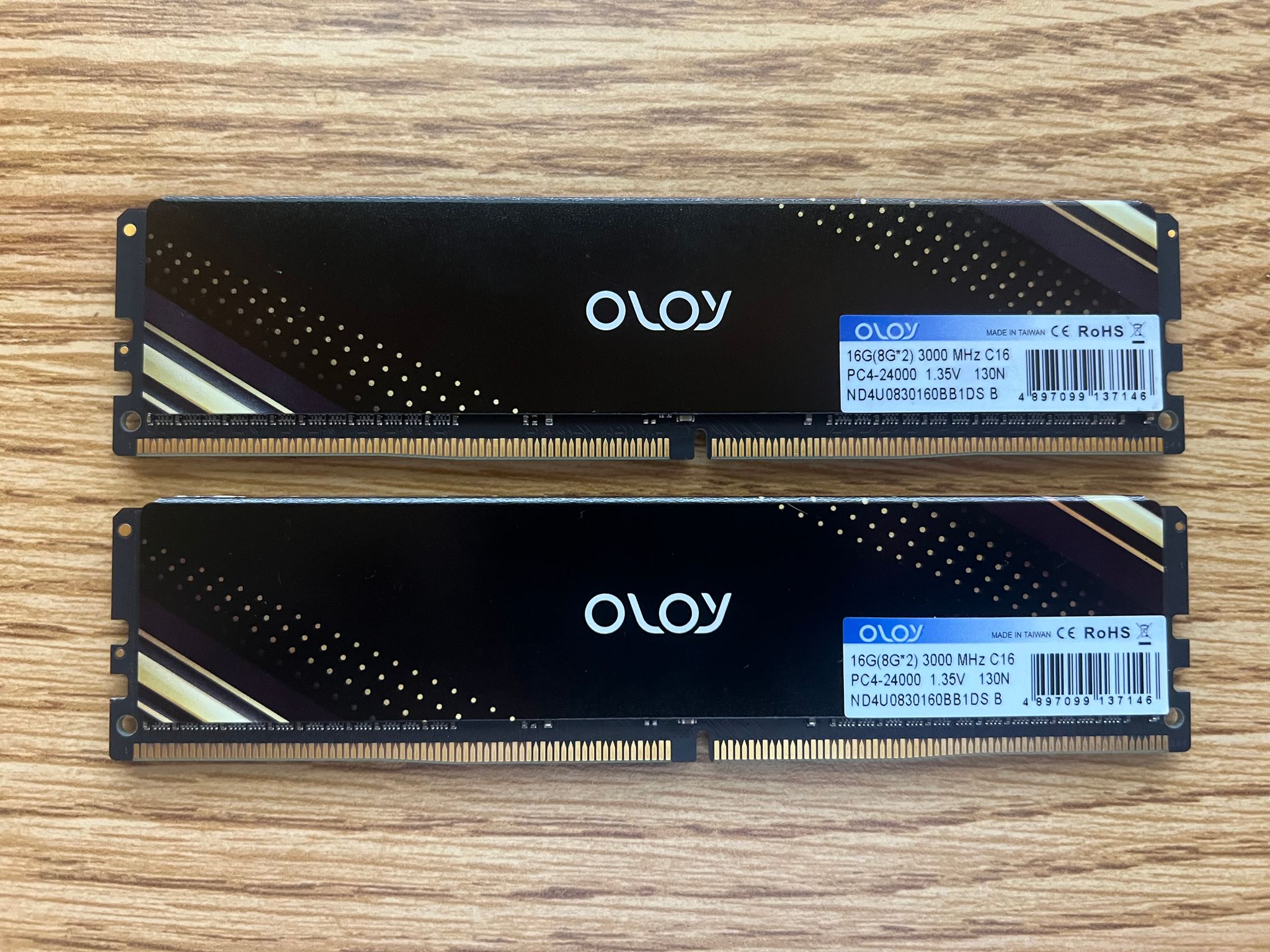 16GB (2x8GB) DDR4-3000MHz CL16 OLOY RAM Memory