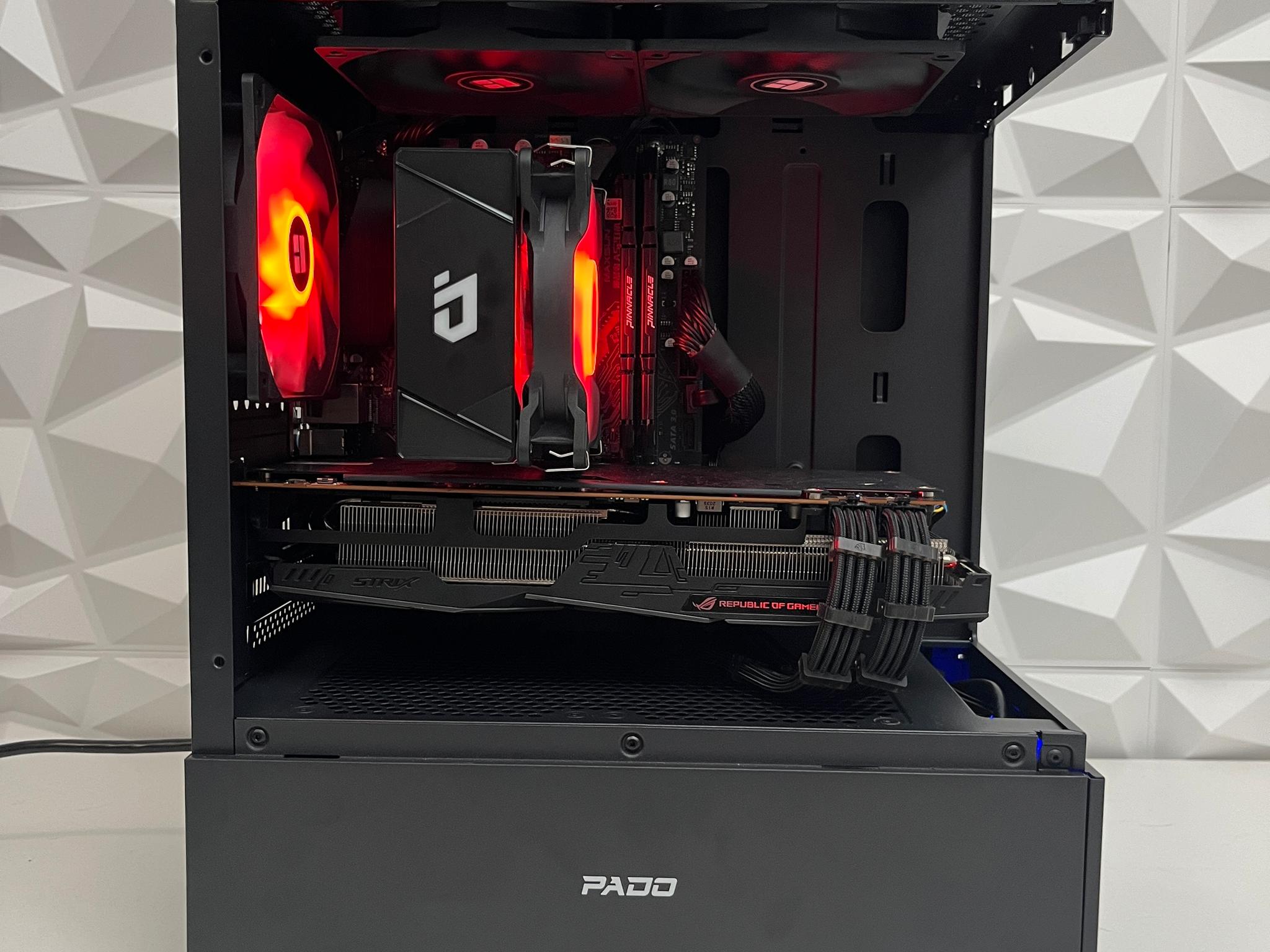 🔴⚫️ | Black RGB Gaming PC | Ryzen 5 5500 + RX 5700 XT 8GB | 16GB