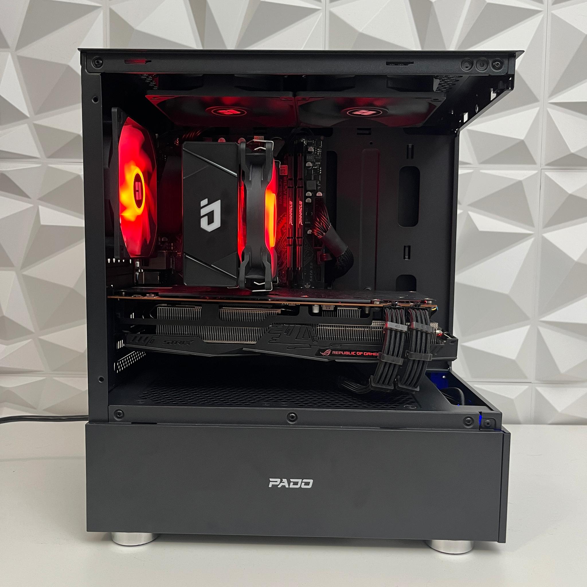 🔴⚫️ | Black RGB Gaming PC | Ryzen 5 5500 + RX 5700 XT 8GB | 16GB