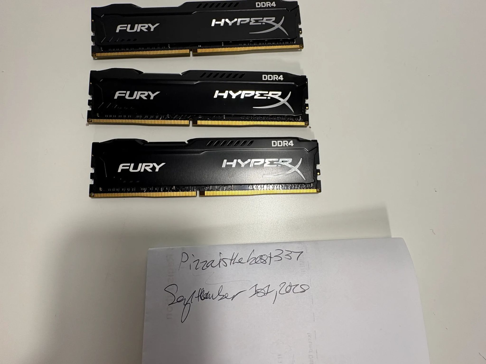 HyperX 32GB DDR4 (4 X 8GB)