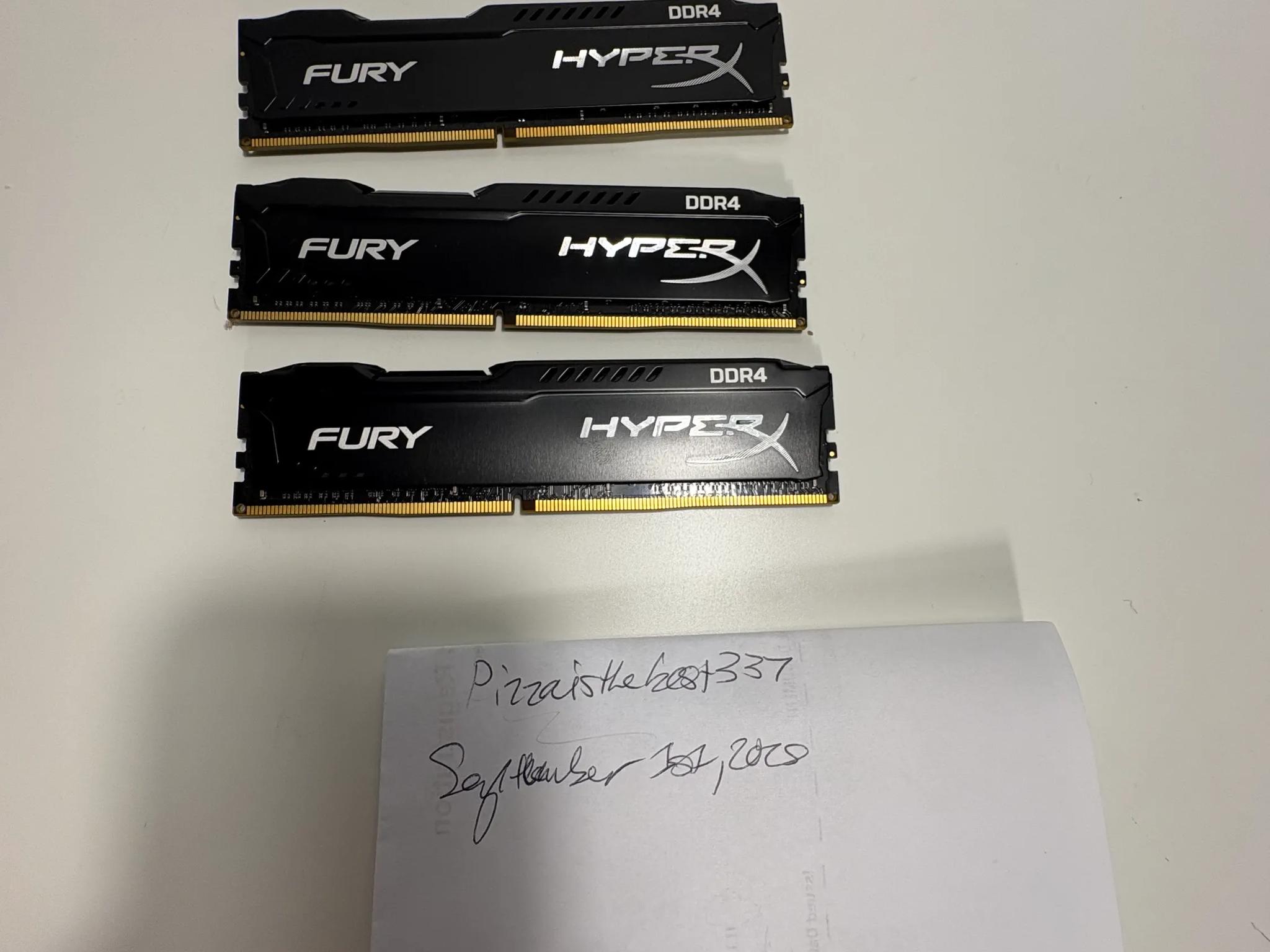 HyperX 32GB DDR4 (4 X 8GB)