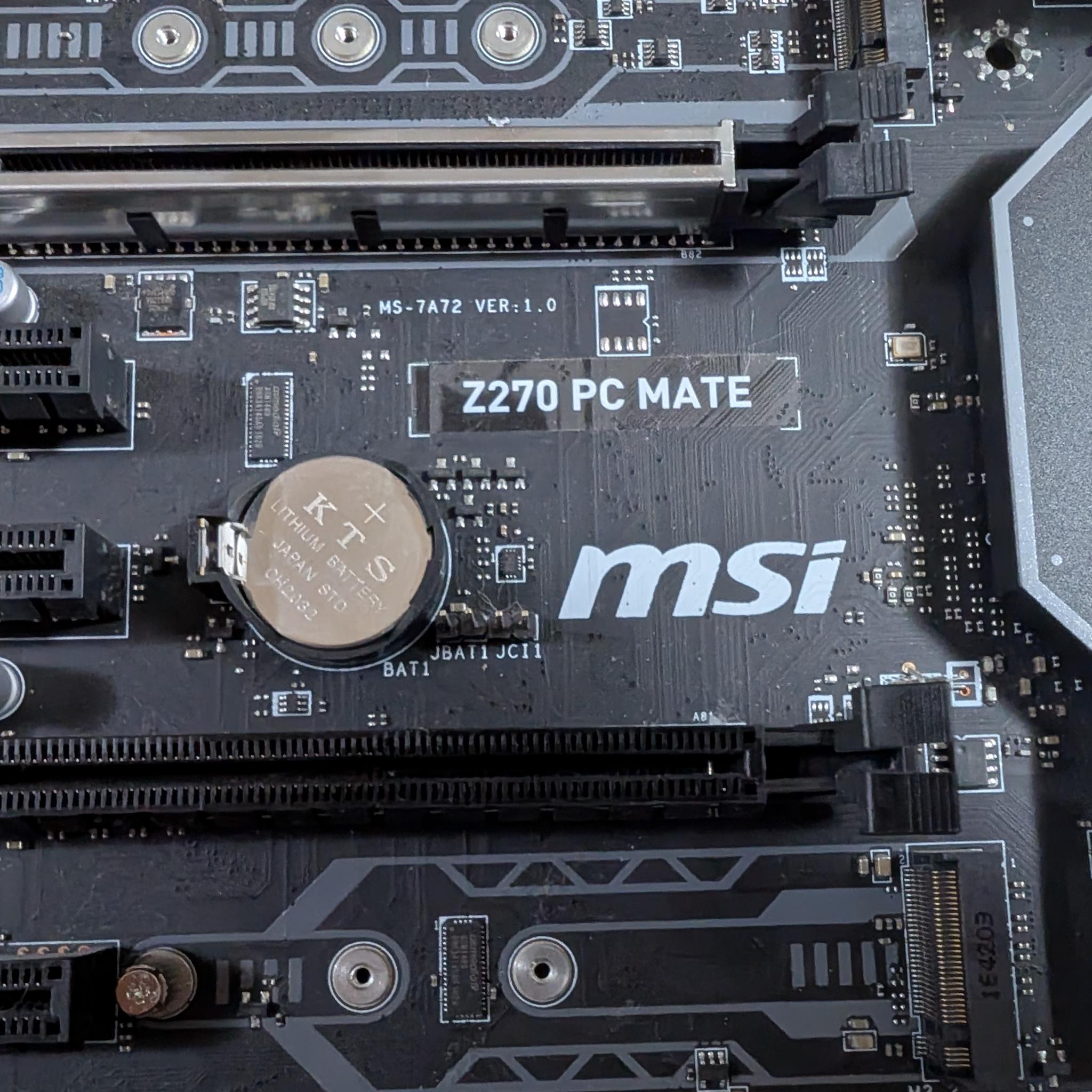 MSI Z270 PC Mate + core i5 7500