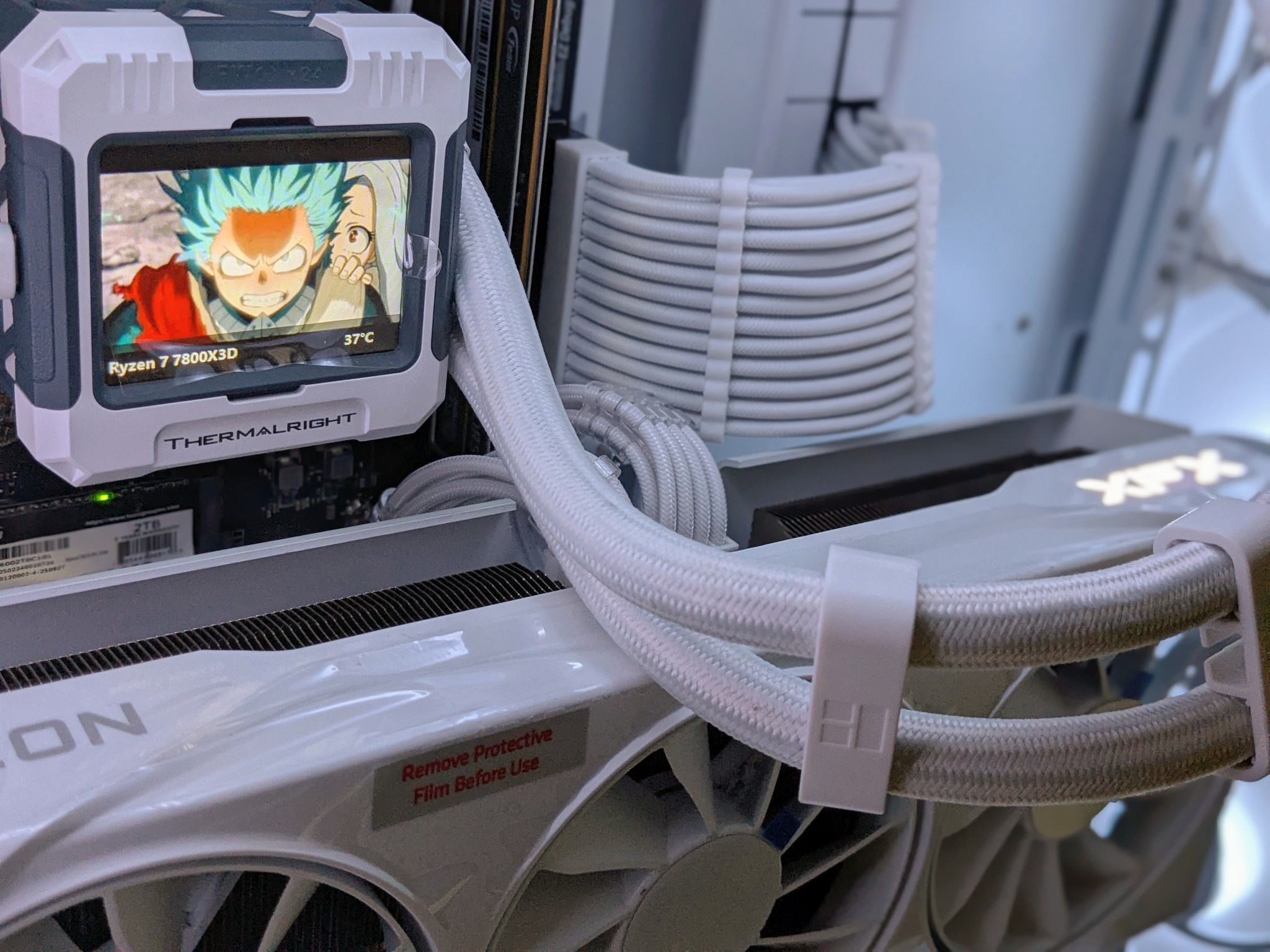 All-White Birch PC | Ryzen 7 7800X3D | XFX RX 9070 (XT Flashed - 29.5k Time Spy)