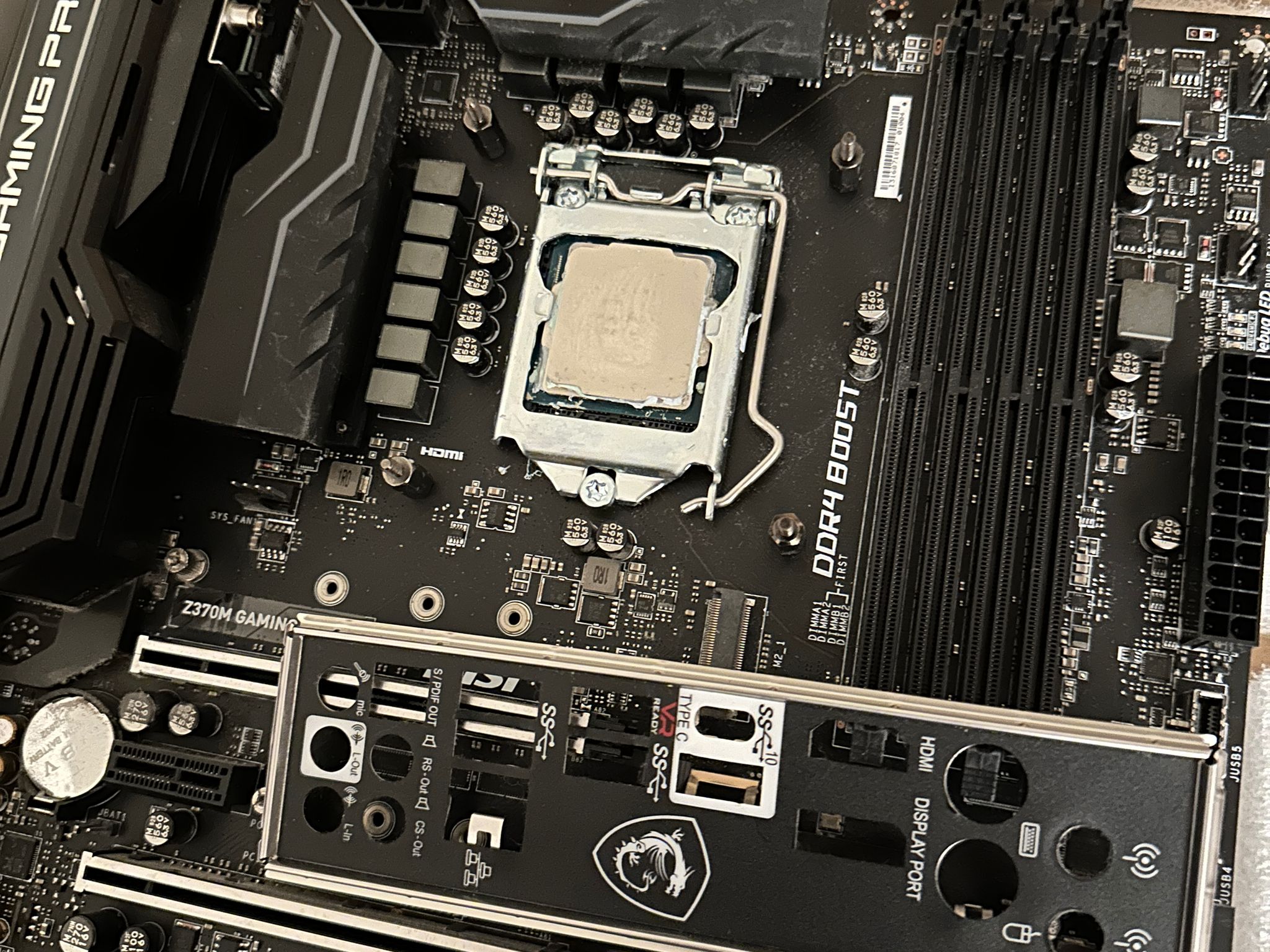 {COMBO} INTEL i7 8700 + MSI Z370 M GAMING PRO AC