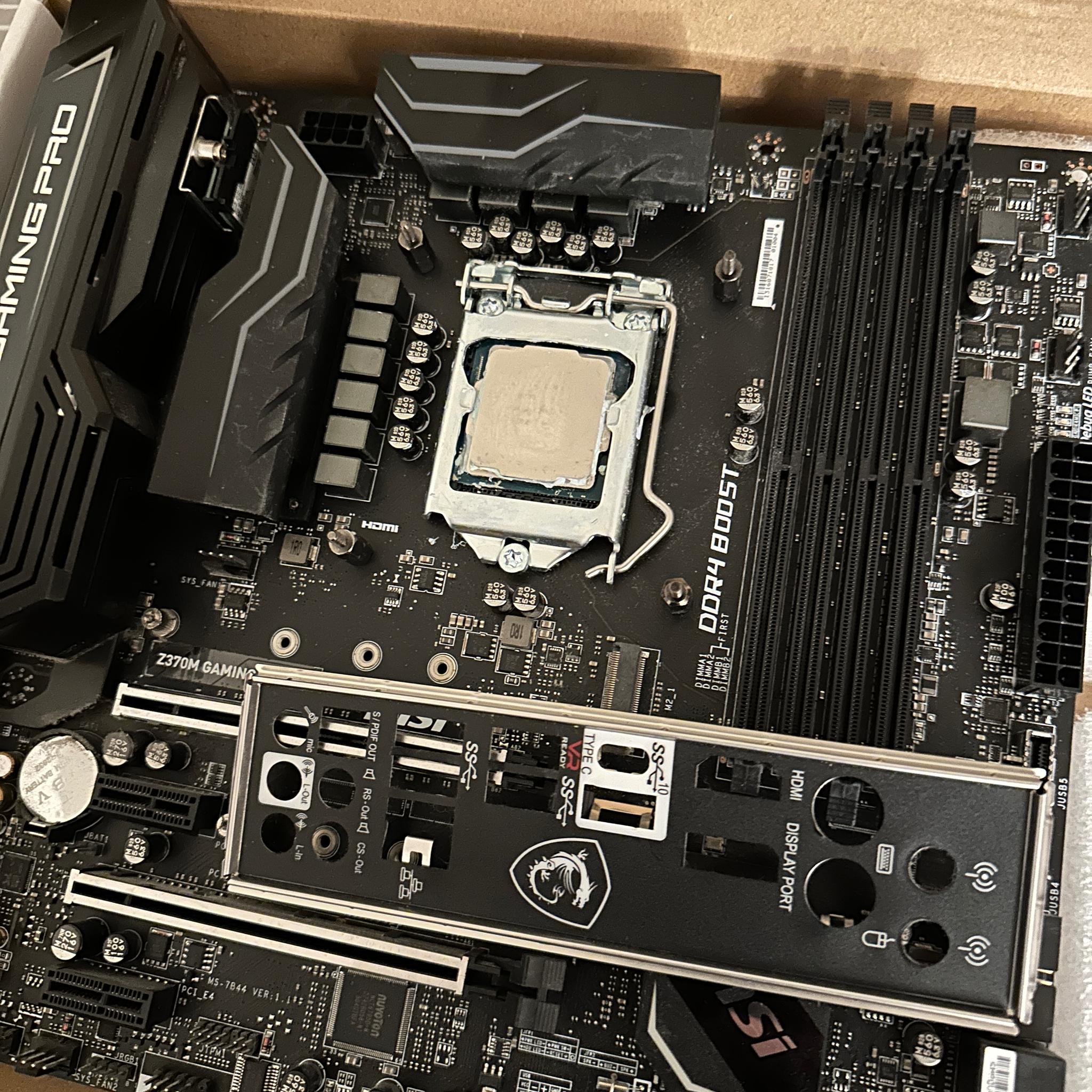 {COMBO} INTEL i7 8700 + MSI Z370 M GAMING PRO AC