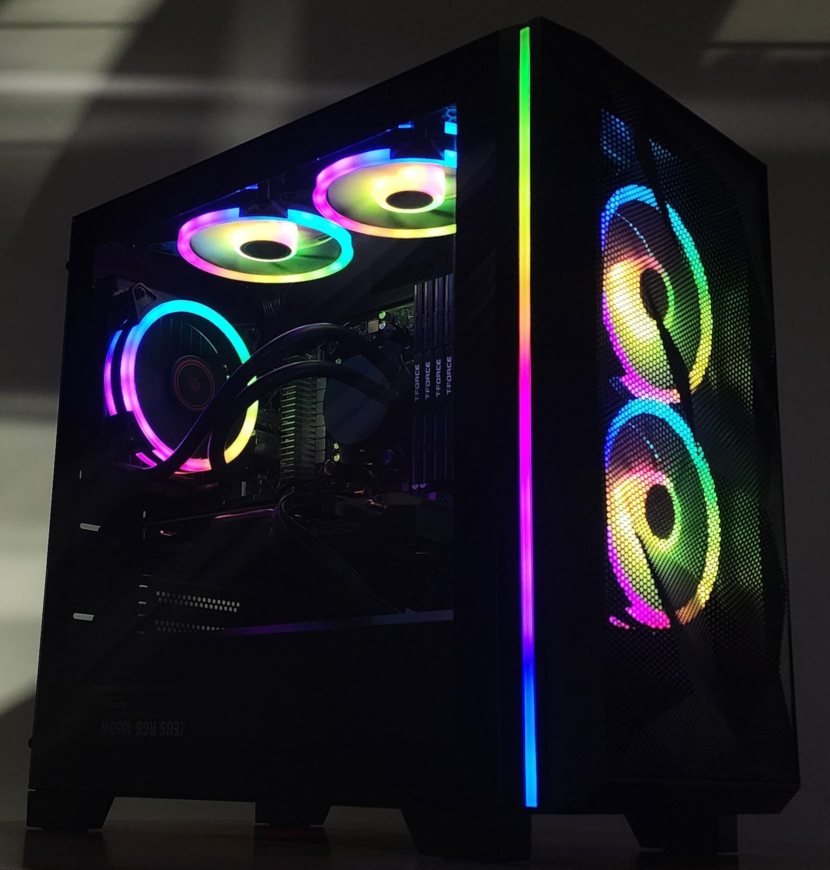 Gaming PC Ryzen 5 8400F 32GB RAM 1TB SSD RX 7600 8GB Windows 11 Computer