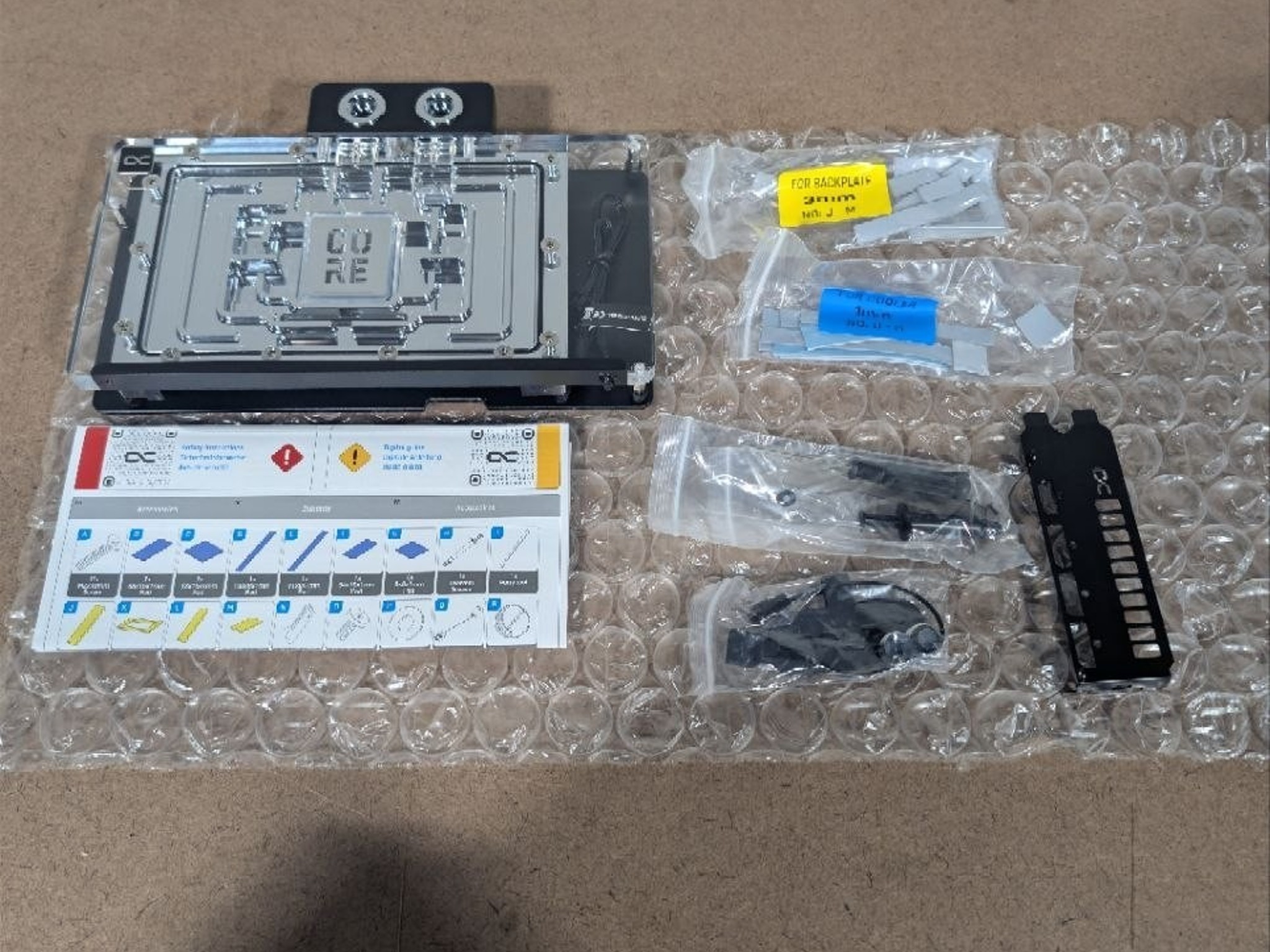 Alphacool Core Geforce RTX 5090 Solid + AMP Waterblock with Backplate (14730)