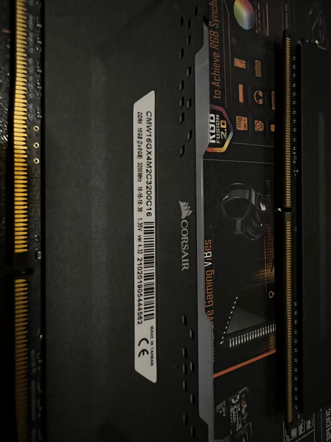 Corsair Vengeance (2x8GB) 16GB DDR4 3200Mhz