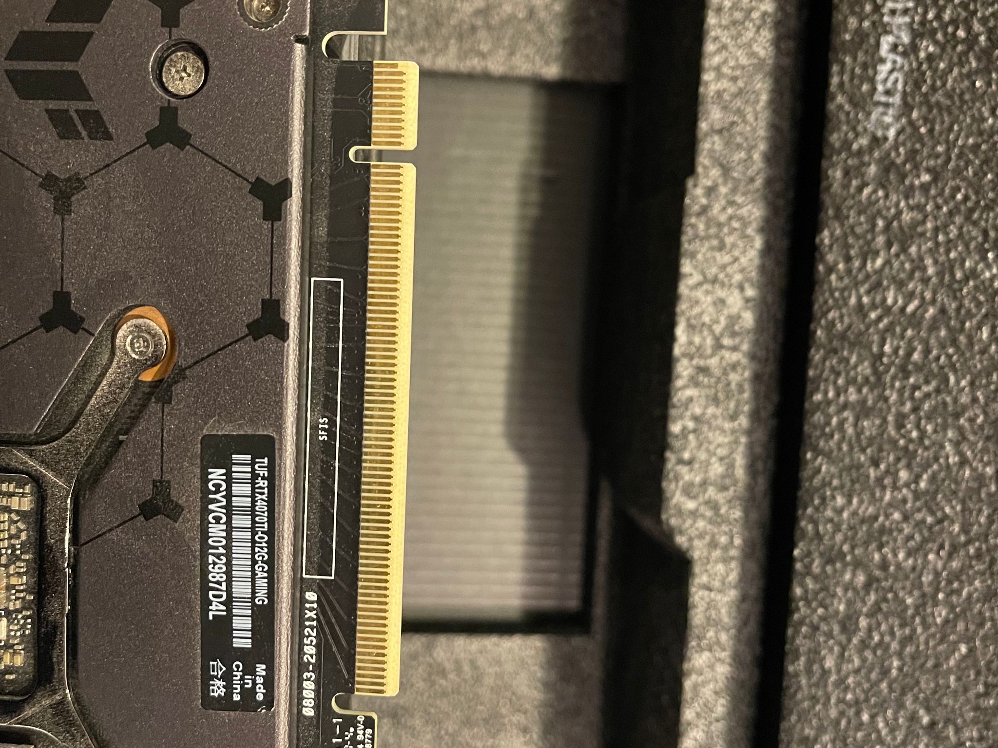Asus TUF GAMING OC GeForce RTX 4070 Ti
