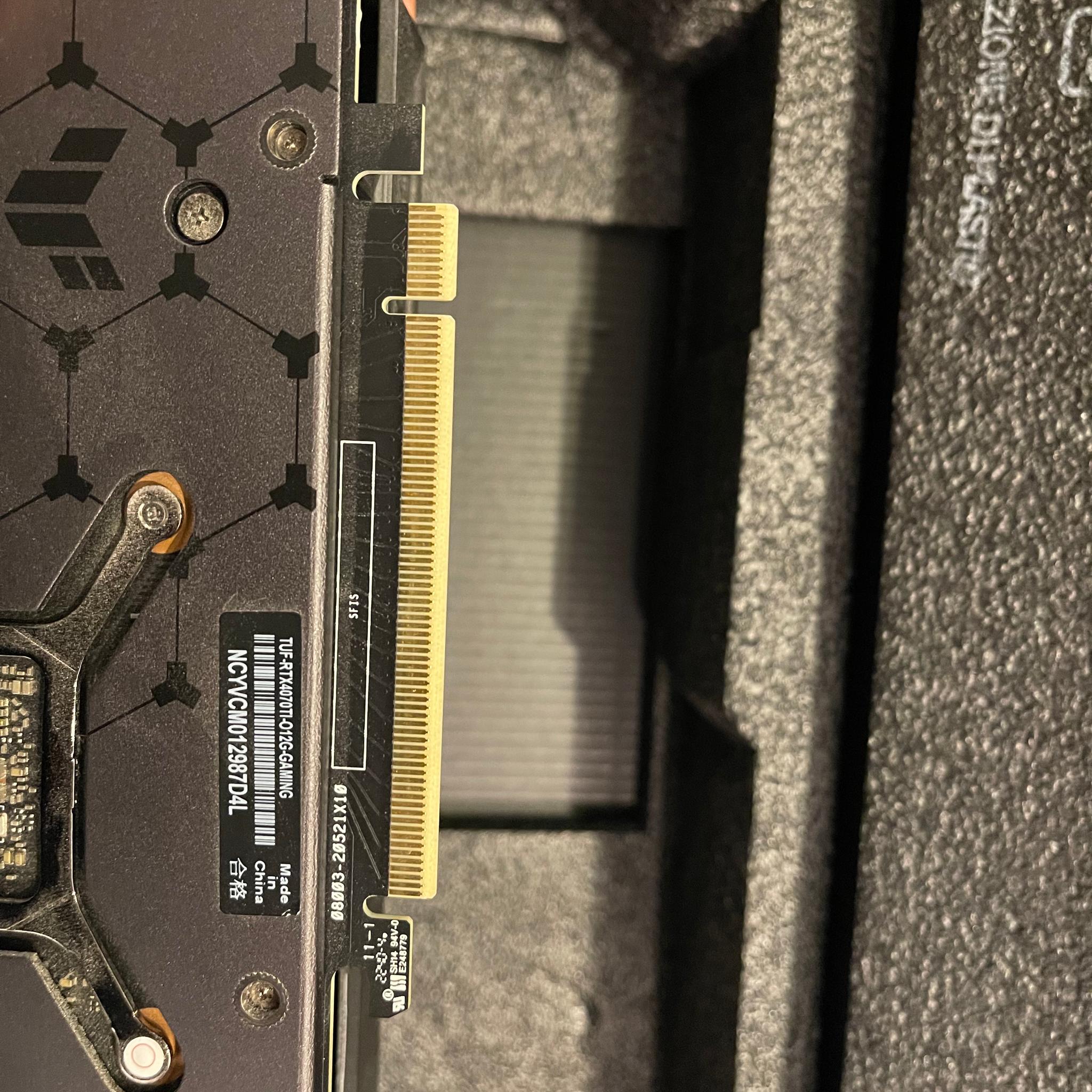 Asus TUF GAMING OC GeForce RTX 4070 Ti