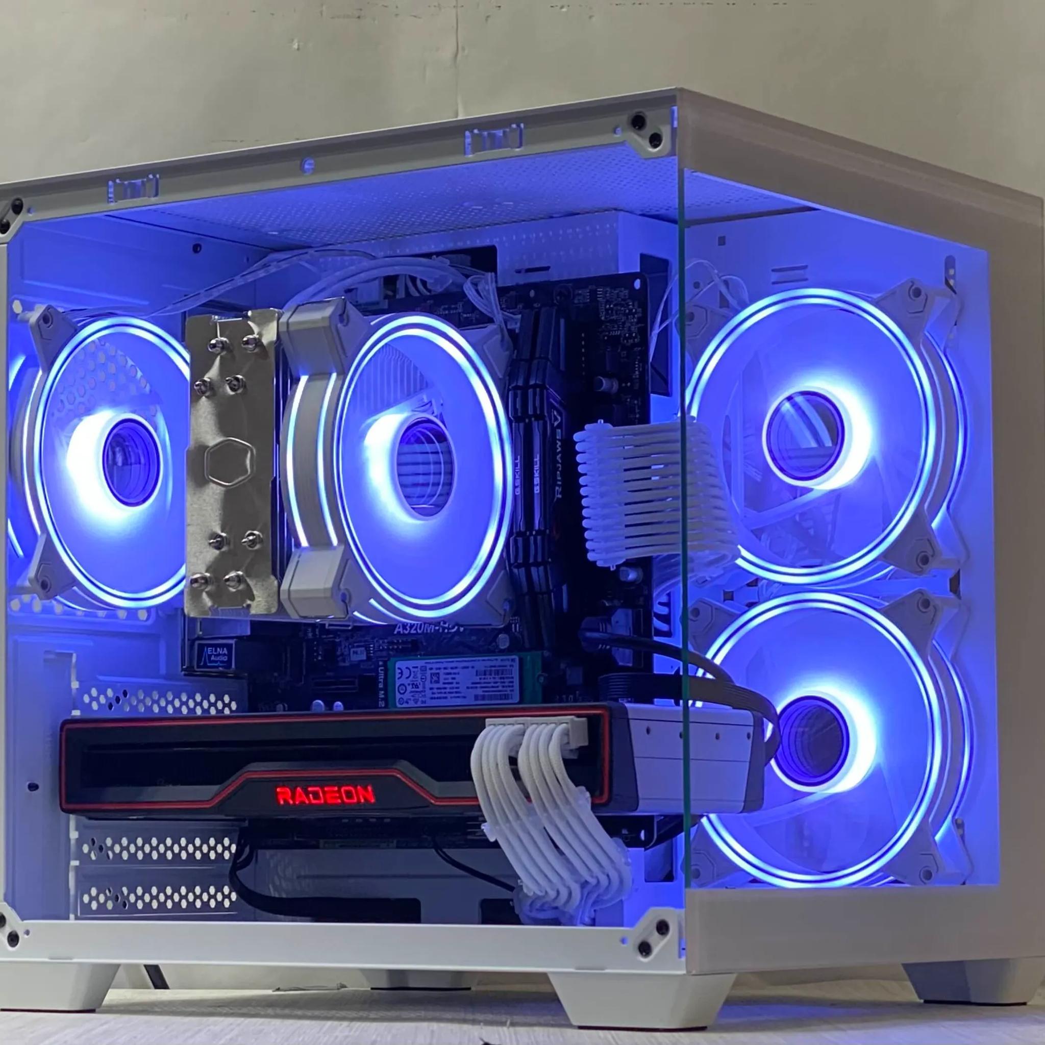 RX 6800, Ryzen 5 5600, 32GB DDR4, 1TB NVMe SSD, WiFi - Gaming PC
