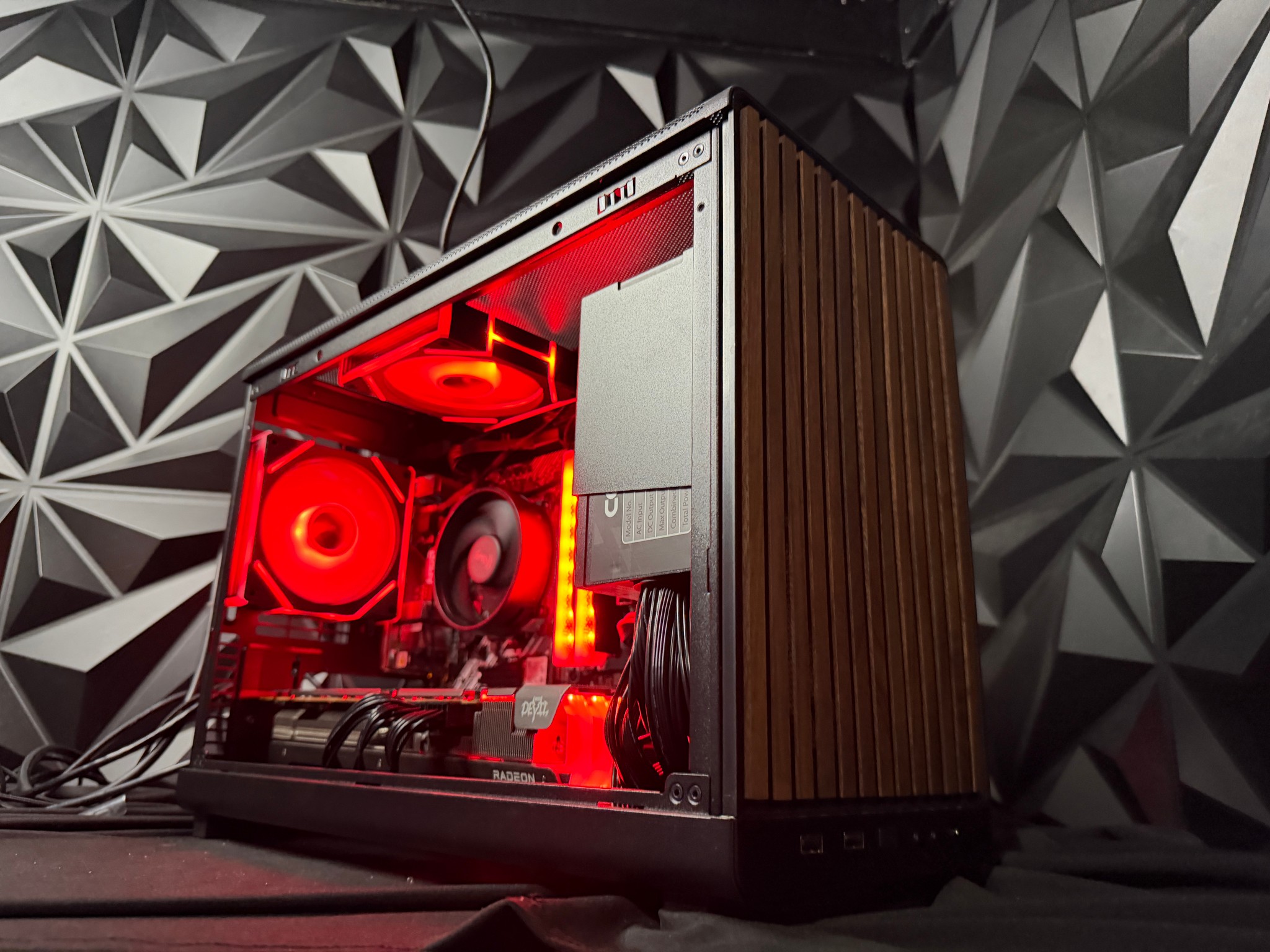 🌈🌲 NEON OAK 🌲🌈 Radeon RX 6750 XT Custom Gaming PC - Ryzen 5 5500