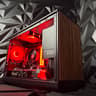 🌈🌲 NEON OAK 🌲🌈 Radeon RX 6750 XT Custom Gaming PC - Ryzen 5 5500