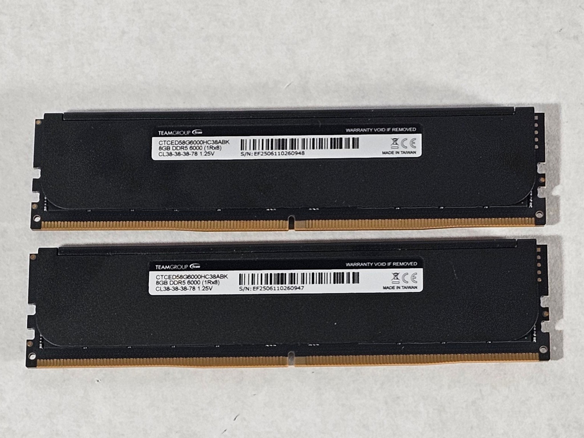 16GB DDR5 (2x8GB) 6000MT/s TEAMGROUP TC T-CREATE Expert
