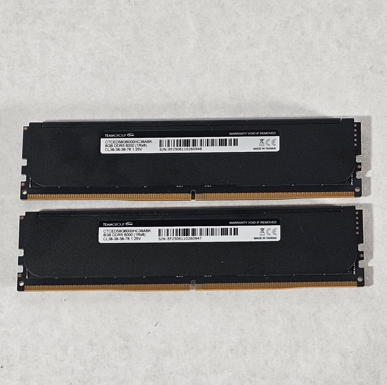 TEAMGROUP T-Force Vulcan 16GB DDR5-5600 (2x8GB) - Image 4