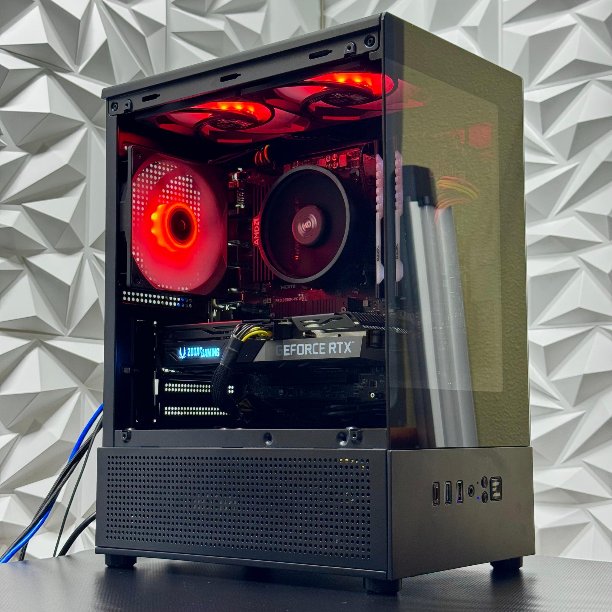Rtx 3060 ti / Ryzen 5 5500 / 16GB DDR4 Ram / 500GB Nvme / 600w psu / windows 11 / RGB