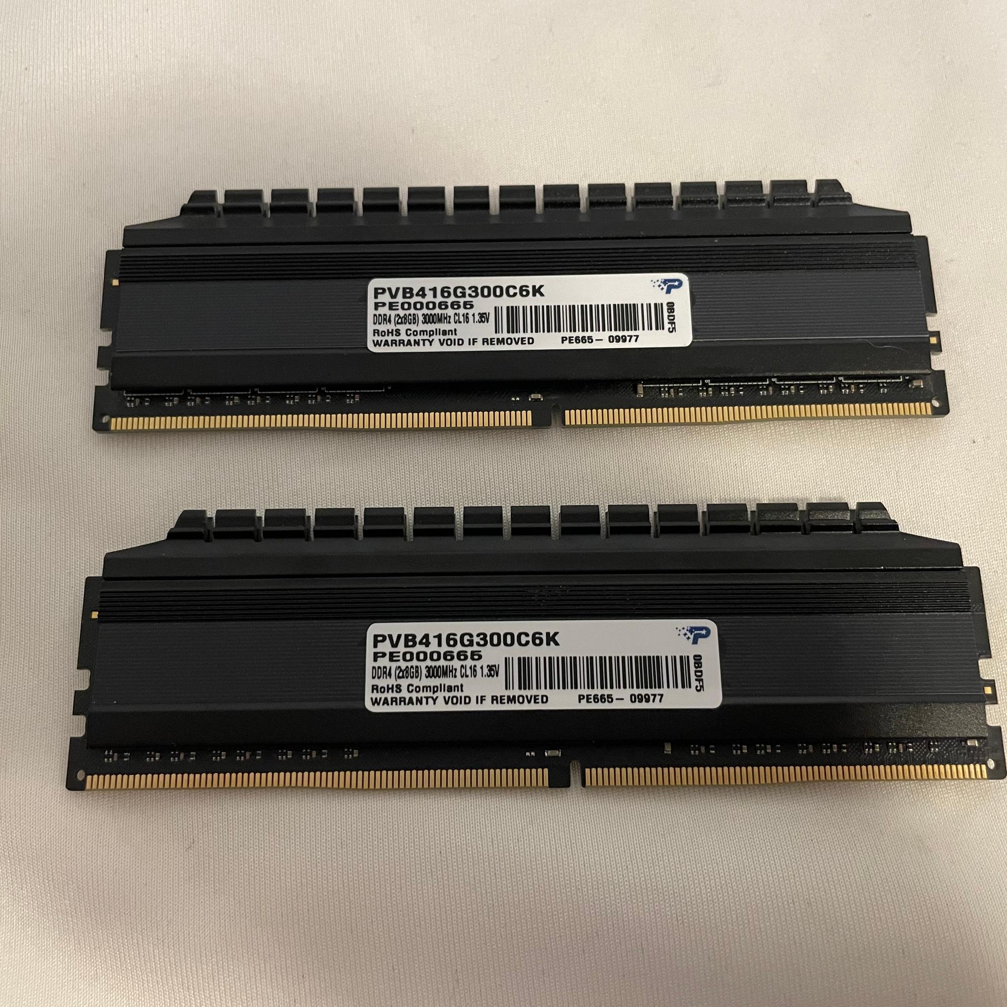 Patriot Viper 16GB (2x8GB) 3000MHz DDR4 RAM