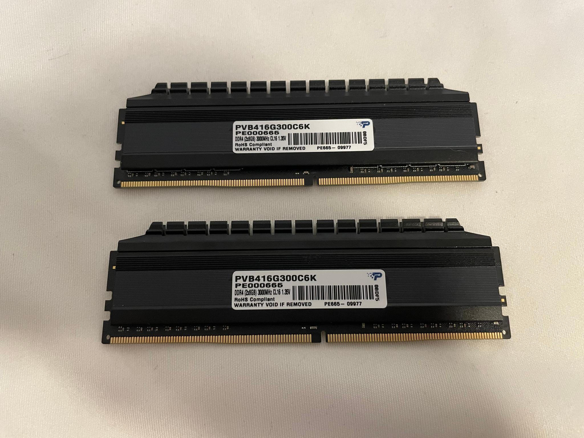 Patriot Viper 16GB (2x8GB) 3000MHz DDR4 RAM
