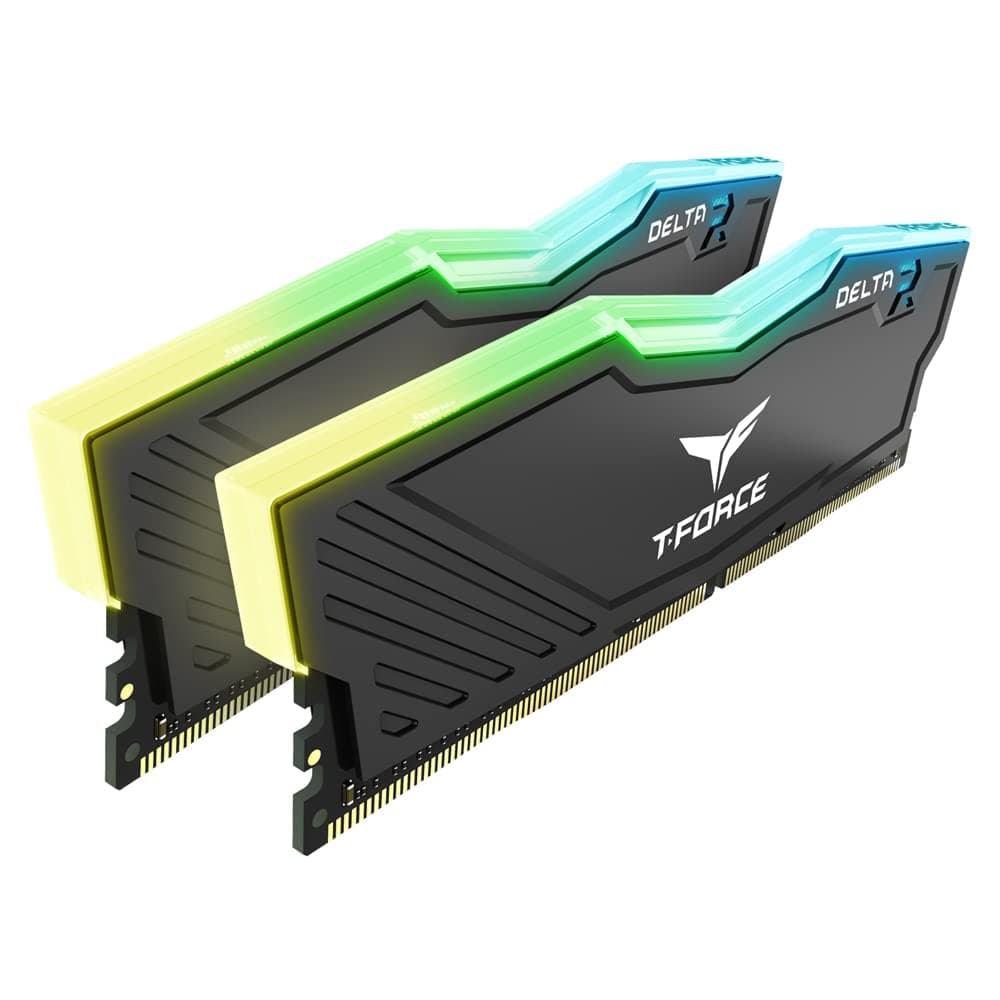 BNIB DDR4 16GB (2x8GB) 3200MHz CL16 RAM T-Force Delta RGB Black