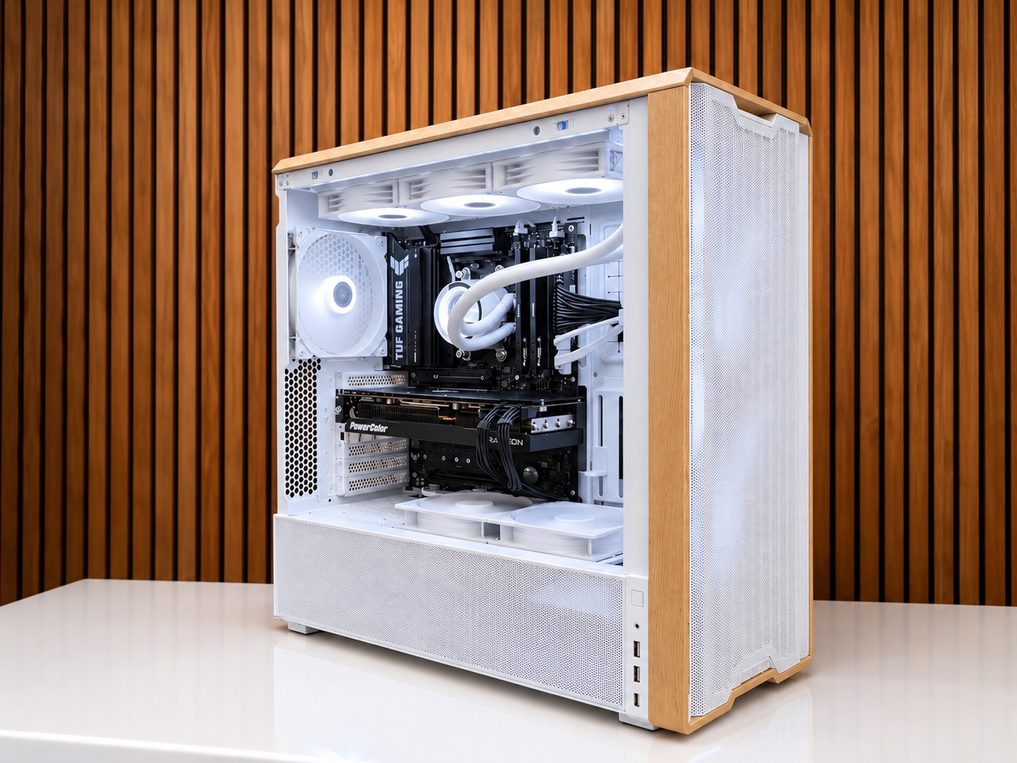White Build | RX 7800XT 16GB |Ryzen 7 7700 | 32GB DDR5 | 1TB NVME | 850W |Win 11 | WIFI