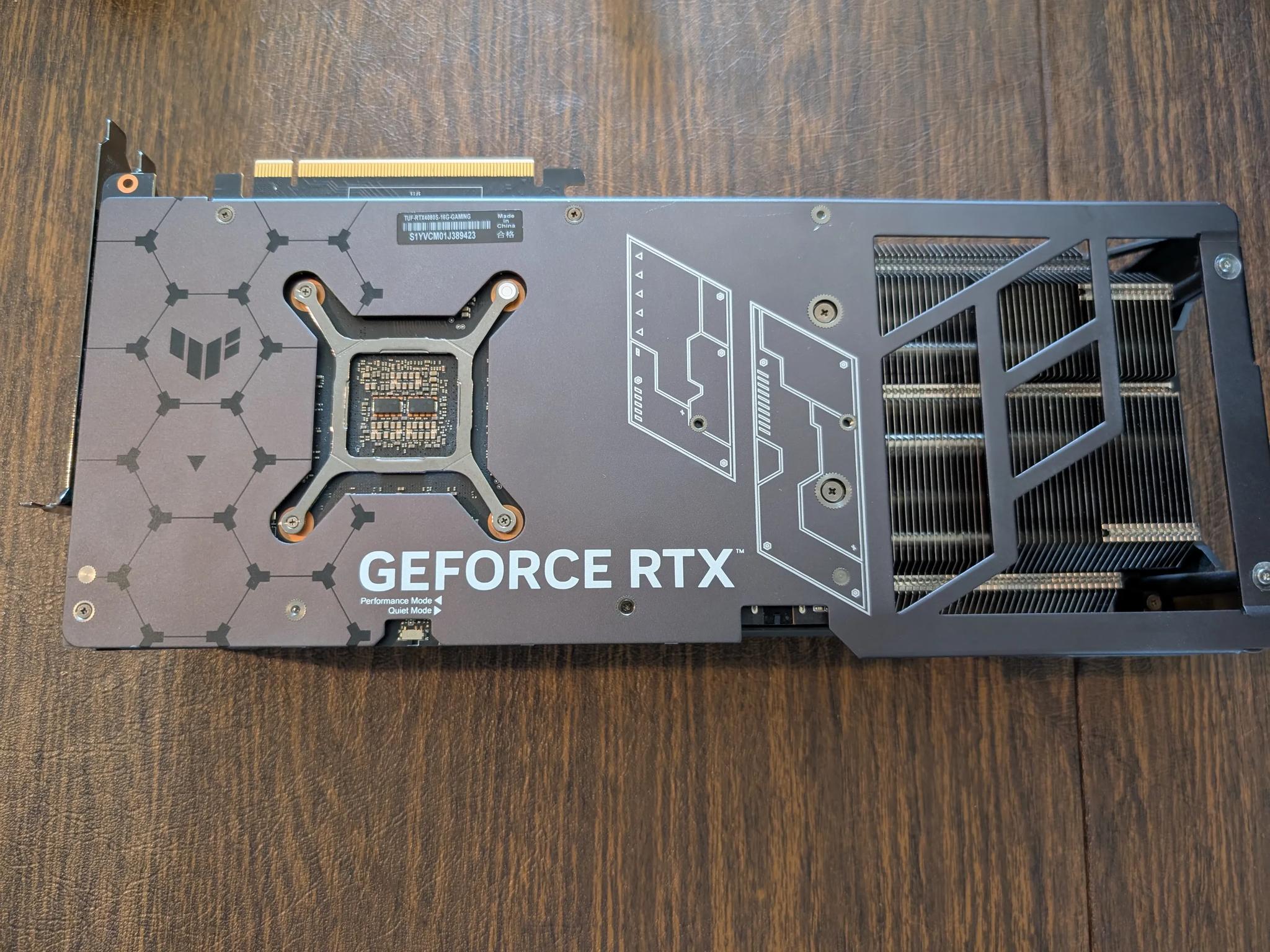 ASUS TUF Gaming GeForce RTX 4080 OC 16GB GDDR6X Graphics Card