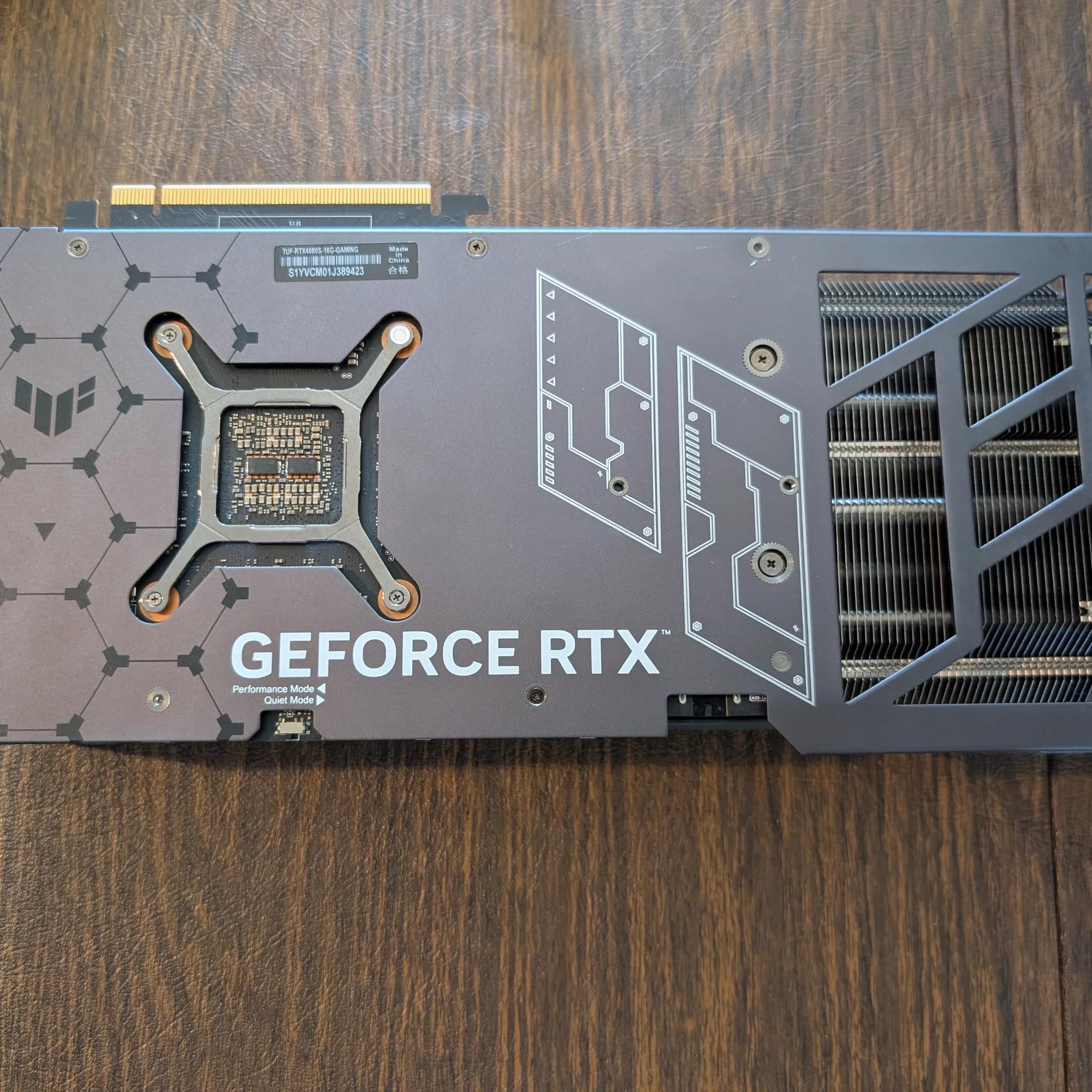 ASUS TUF Gaming GeForce RTX 4080 OC 16GB GDDR6X Graphics Card